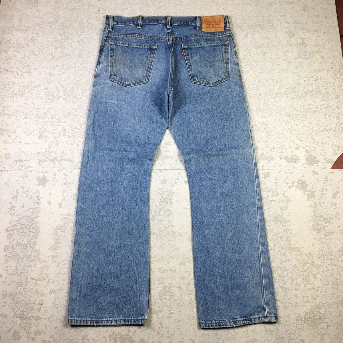 Levi's × Vintage Levis 517 Light Blue Washed Vintage Style Jeans Size US 34 / EU 50 - 2 Thumbnail