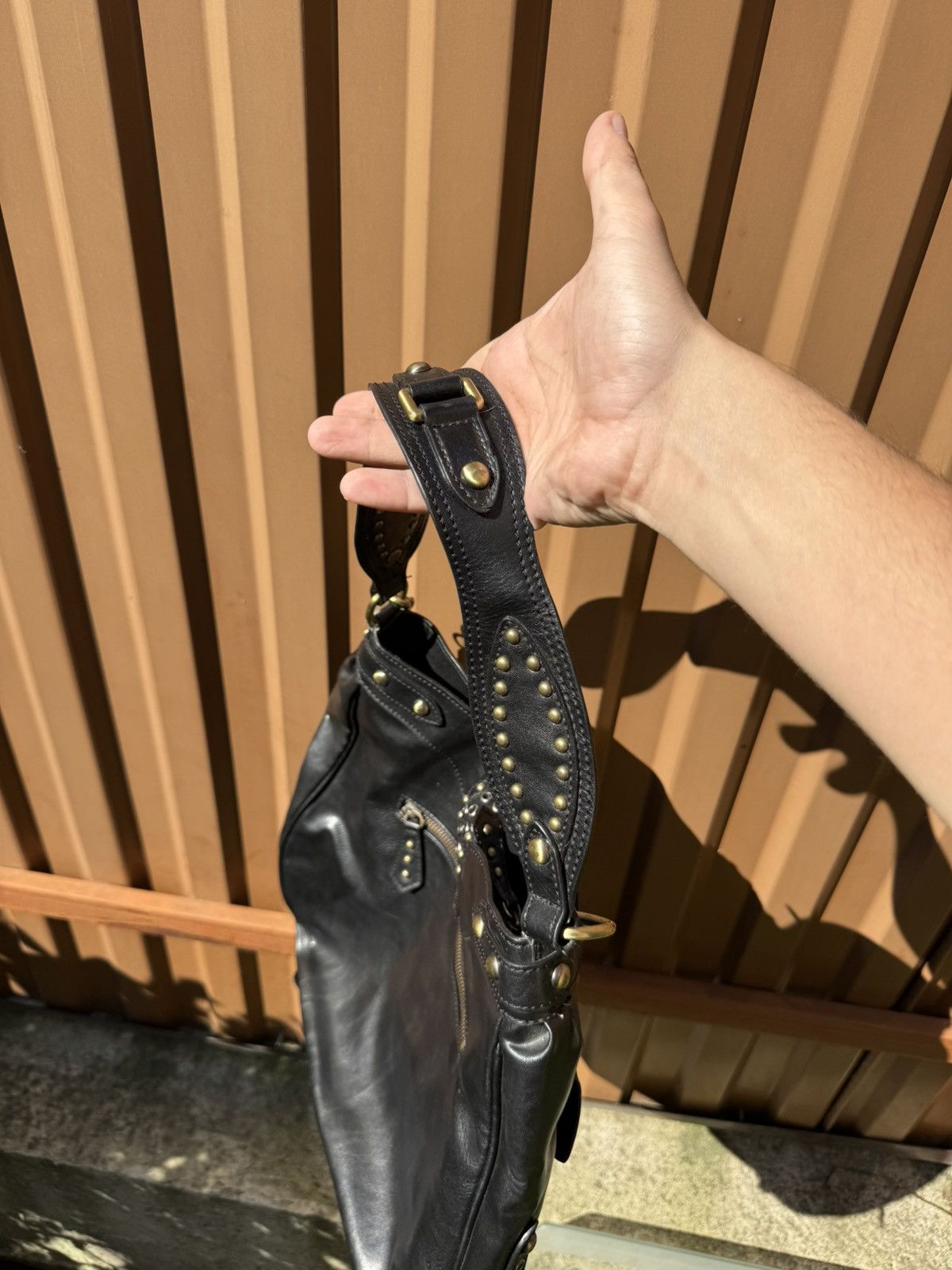Guess Rare Guess Leather Studded Y2k Shoulder Bag Size ONE SIZE - 6 Thumbnail