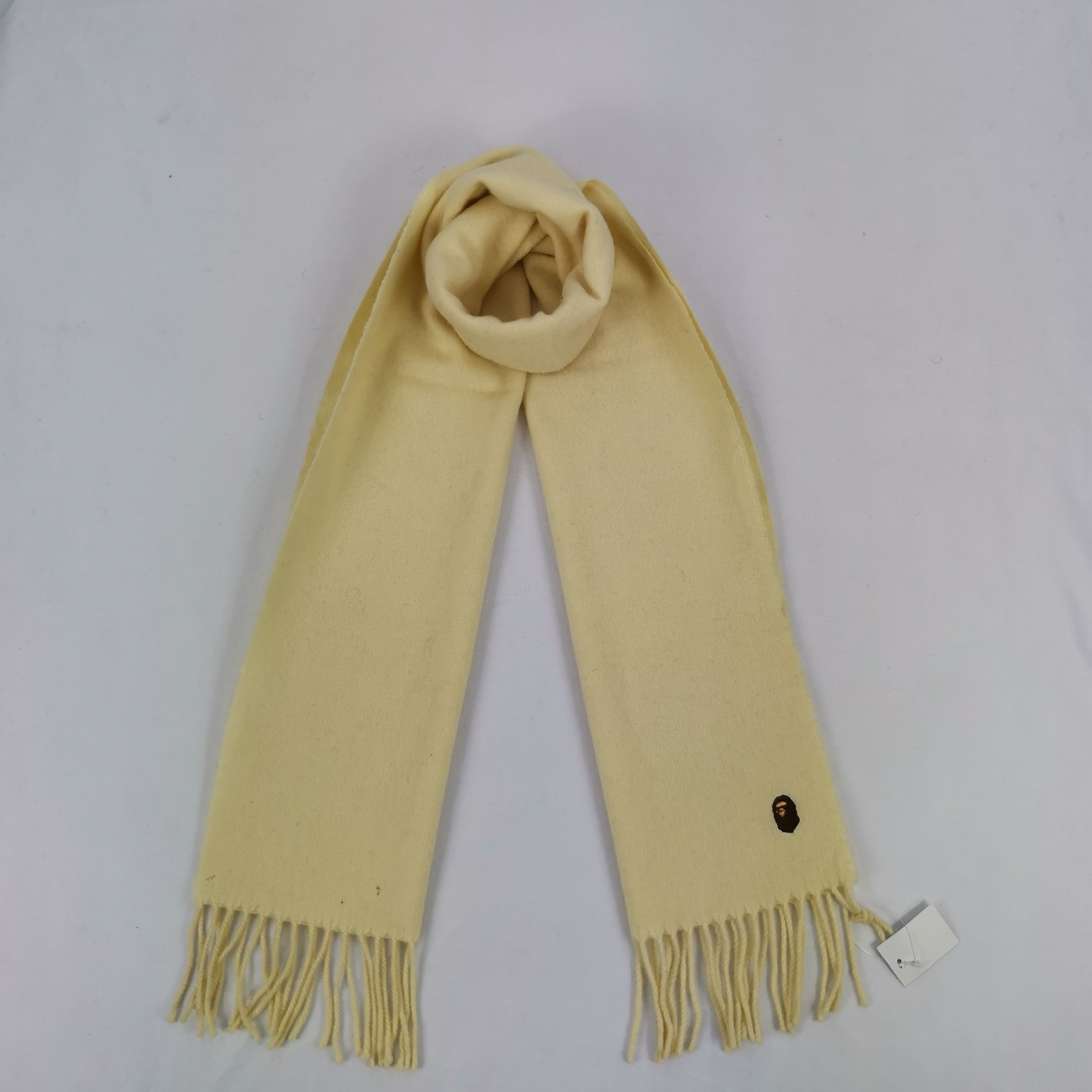 Vintage A Bathing Ape BAPE Scarf Muffler Wool Scarves
