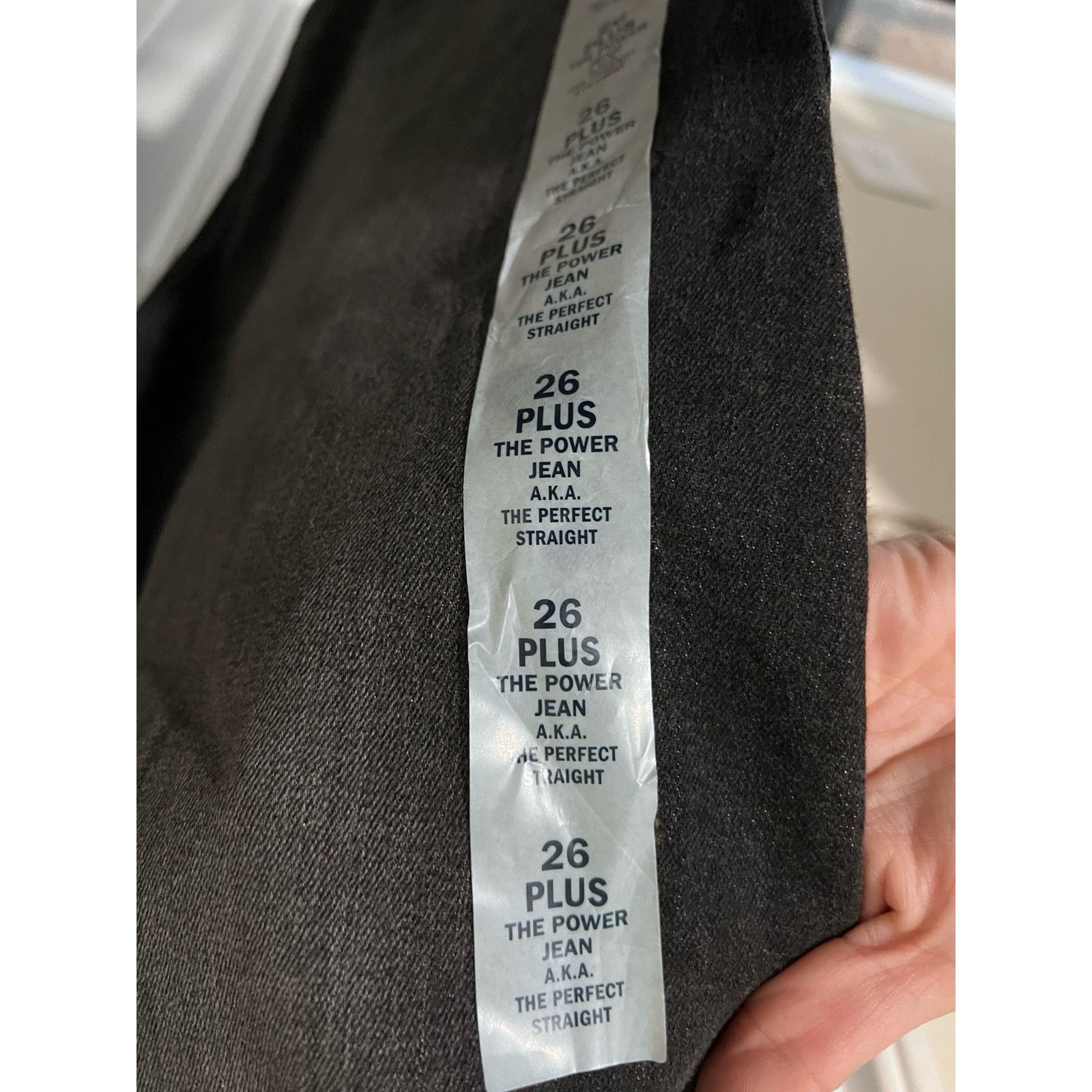 Old Navy Power Jean 26 Perfect Straight Ankle High-Rise Stretch Pant Size 42" / US 20 - 3 Thumbnail
