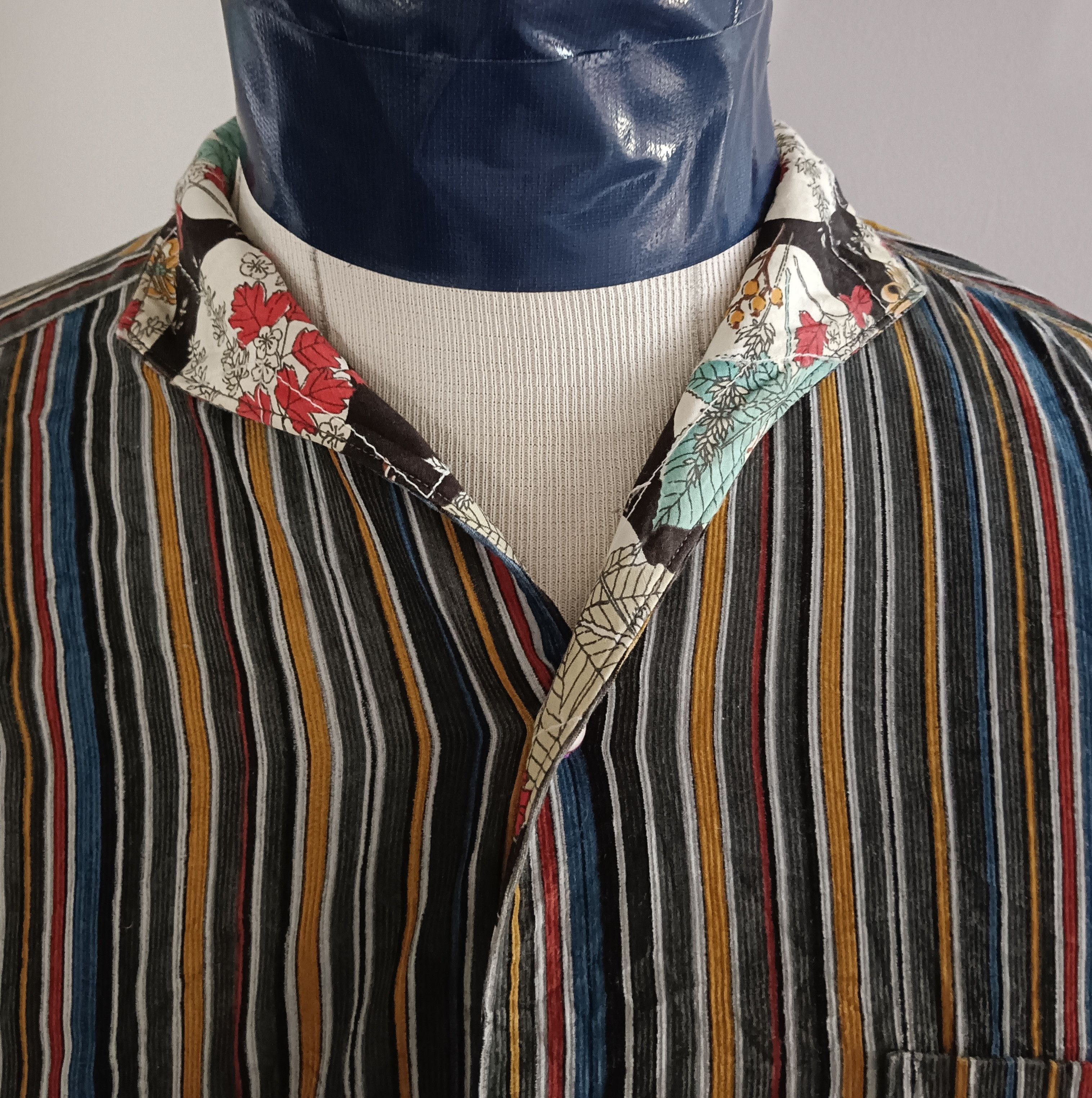 Japanese Brand LOUIS & CLERK Striped Shirt Long Sleeve M Made in Japan Size US M / EU 48-50 / 2 - 5 Thumbnail