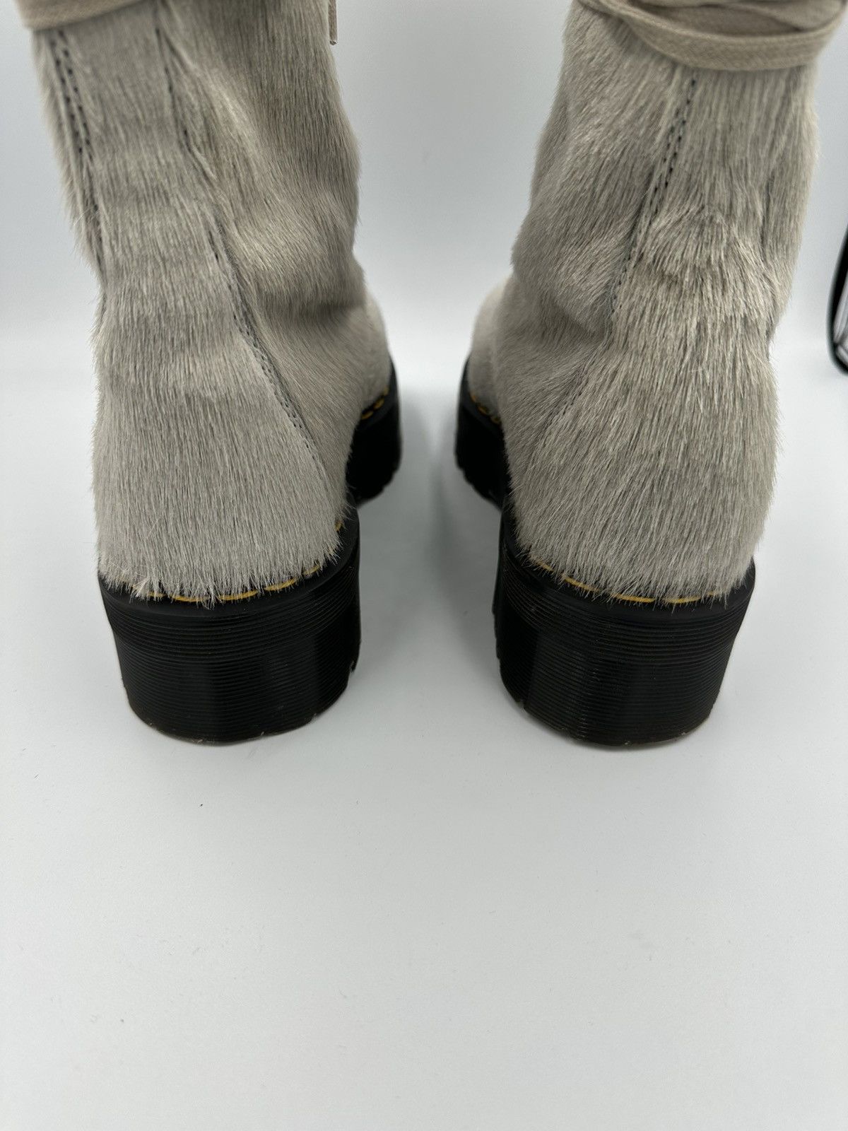 Dr. Martens × Rick Owens Rick Owens x Dr. Martens Pony Hair Boots Size US 7.5 / EU 40-41 - 10 Thumbnail