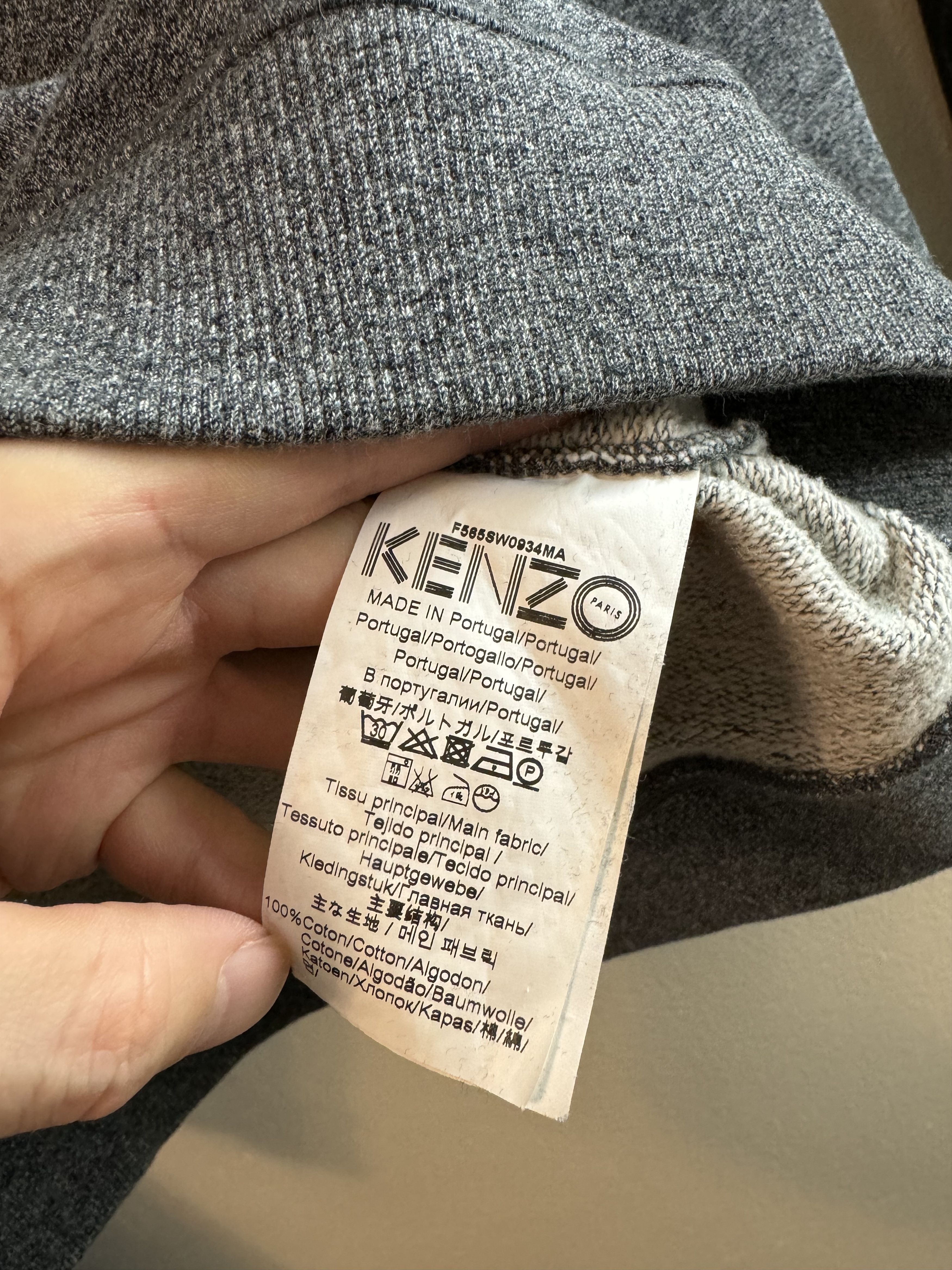 Kenzo Kenzo Embroidered Logo Sweatshirt Small Very Good Condition Size US S / EU 44-46 / 1 - 5 Thumbnail