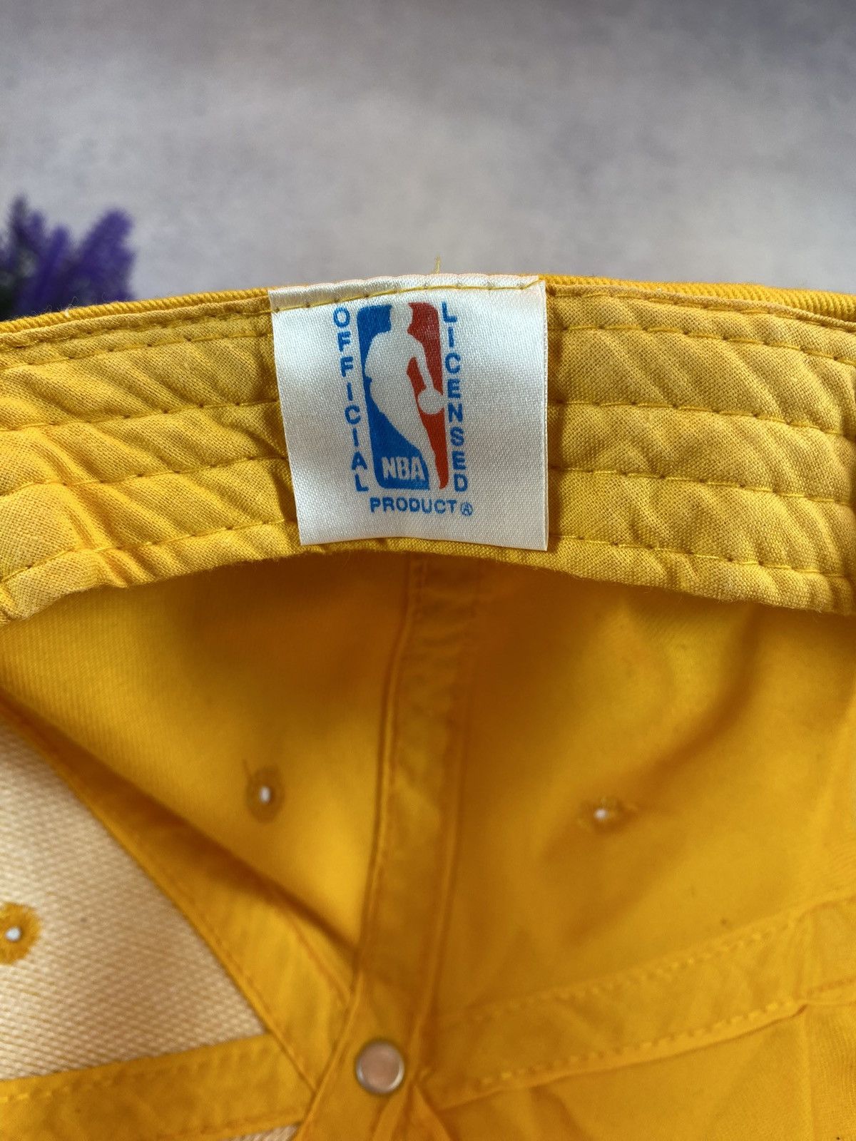 NBA NBA L.A Lakers Yellow Cap Size ONE SIZE - 8 Thumbnail