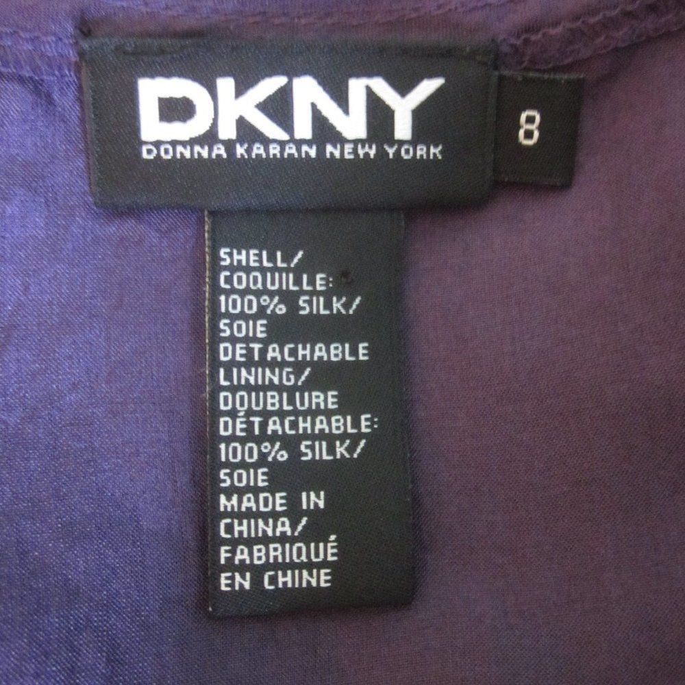 DKNY DKNY Purple Silk Tank Size 8 Lightweight Size M / US 6-8 / IT 42-44 - 2 Thumbnail