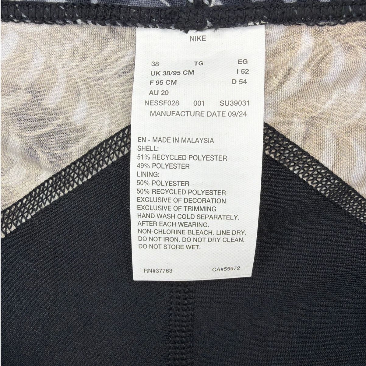 Nike NWT Nike Swim HydraStrong Black Jammer Mens Size 38 Size US 38 / EU 54 - 7 Thumbnail