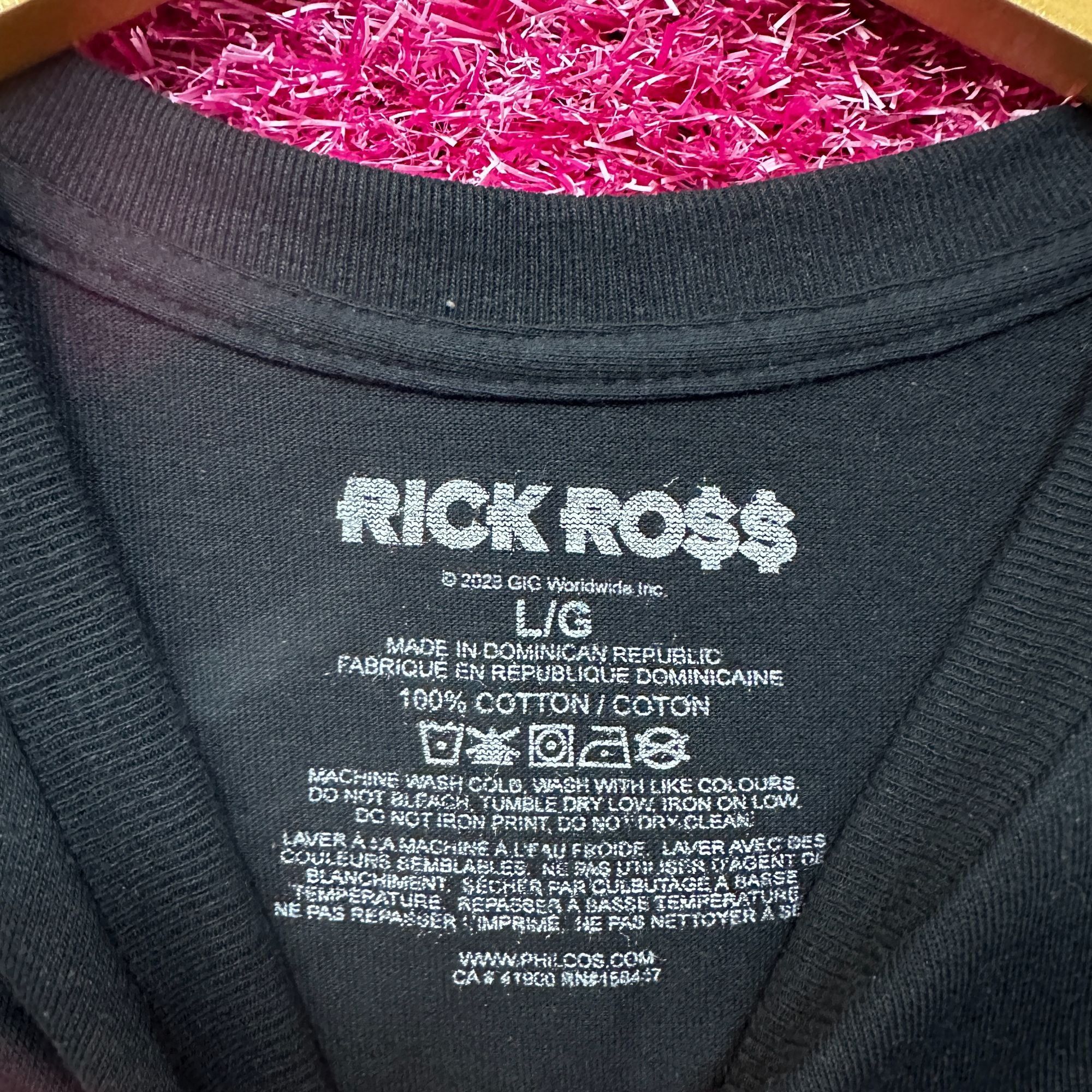 Rap Tees Rick Ross The Boss Rap Tshirt size Large Size US L / EU 52-54 / 3 - 4 Thumbnail