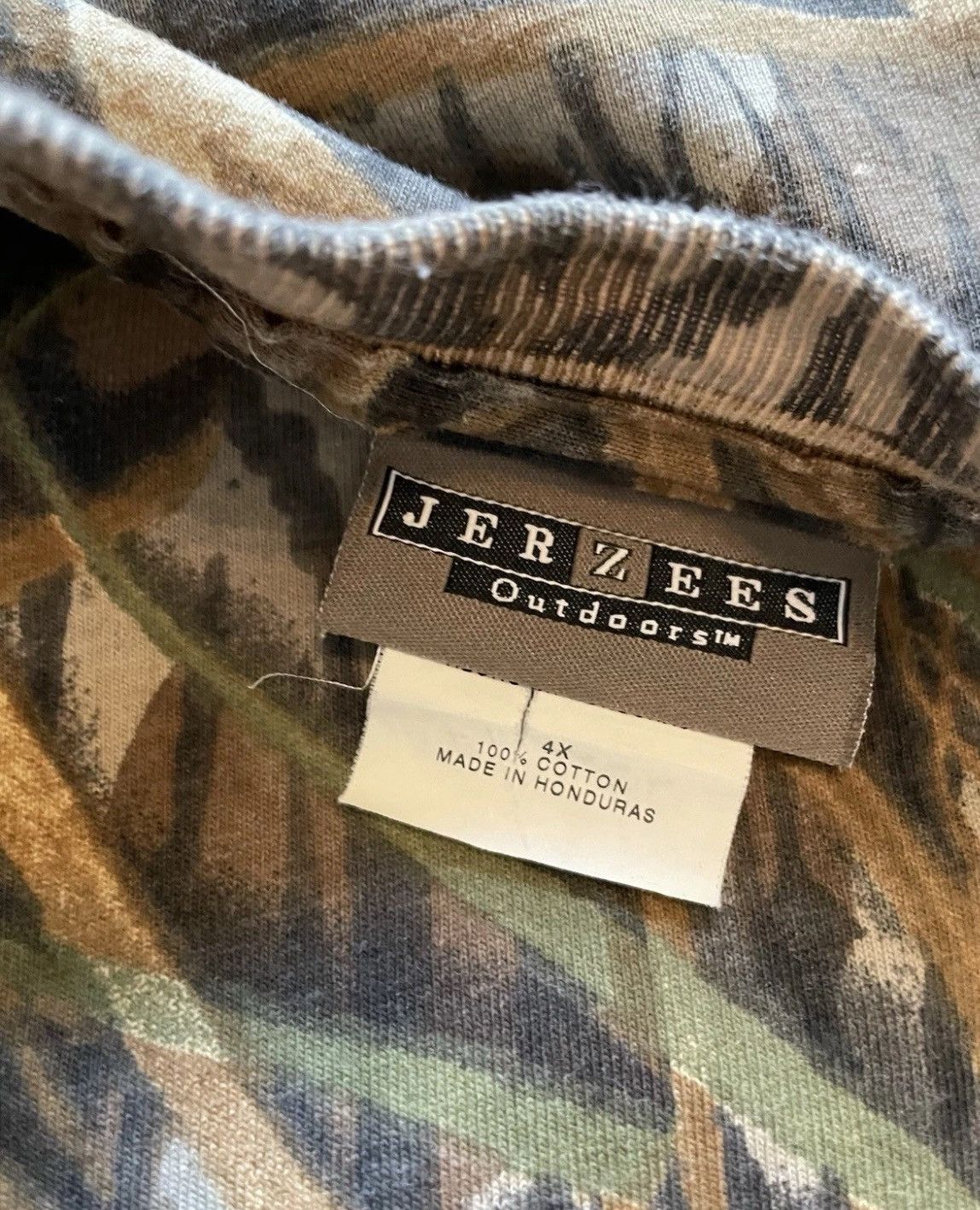 Mossy Oaks Vintage Jerzees Outdoors Mossy Oak Camo Pocket Tee Sz 4XL Size US XXL / EU 58 / 5 - 2 Thumbnail