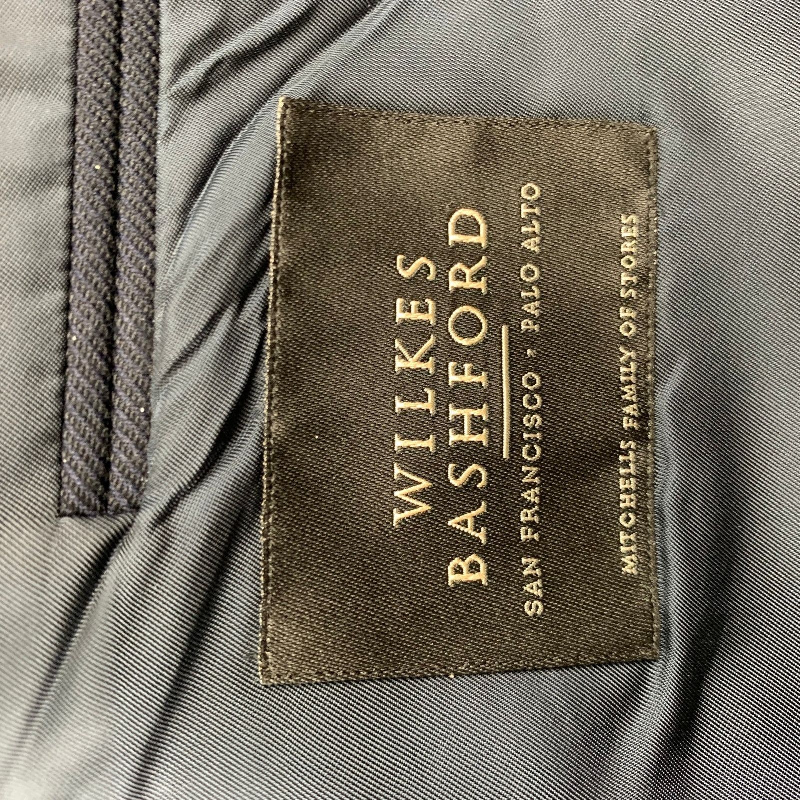Ermenegildo Zegna ERMENEGILDO ZEGNA Size 40 Navy Silk / Wool Custom Sport Coat Size 40R - 9 Thumbnail