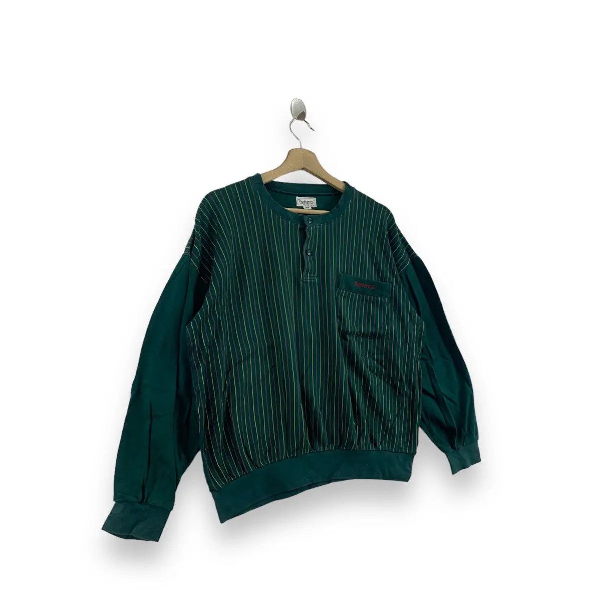 Burberry Vintage 90’ BURBERRY LONDON Embroidered Striped Size US L / EU 52-54 / 3 - 7 Thumbnail