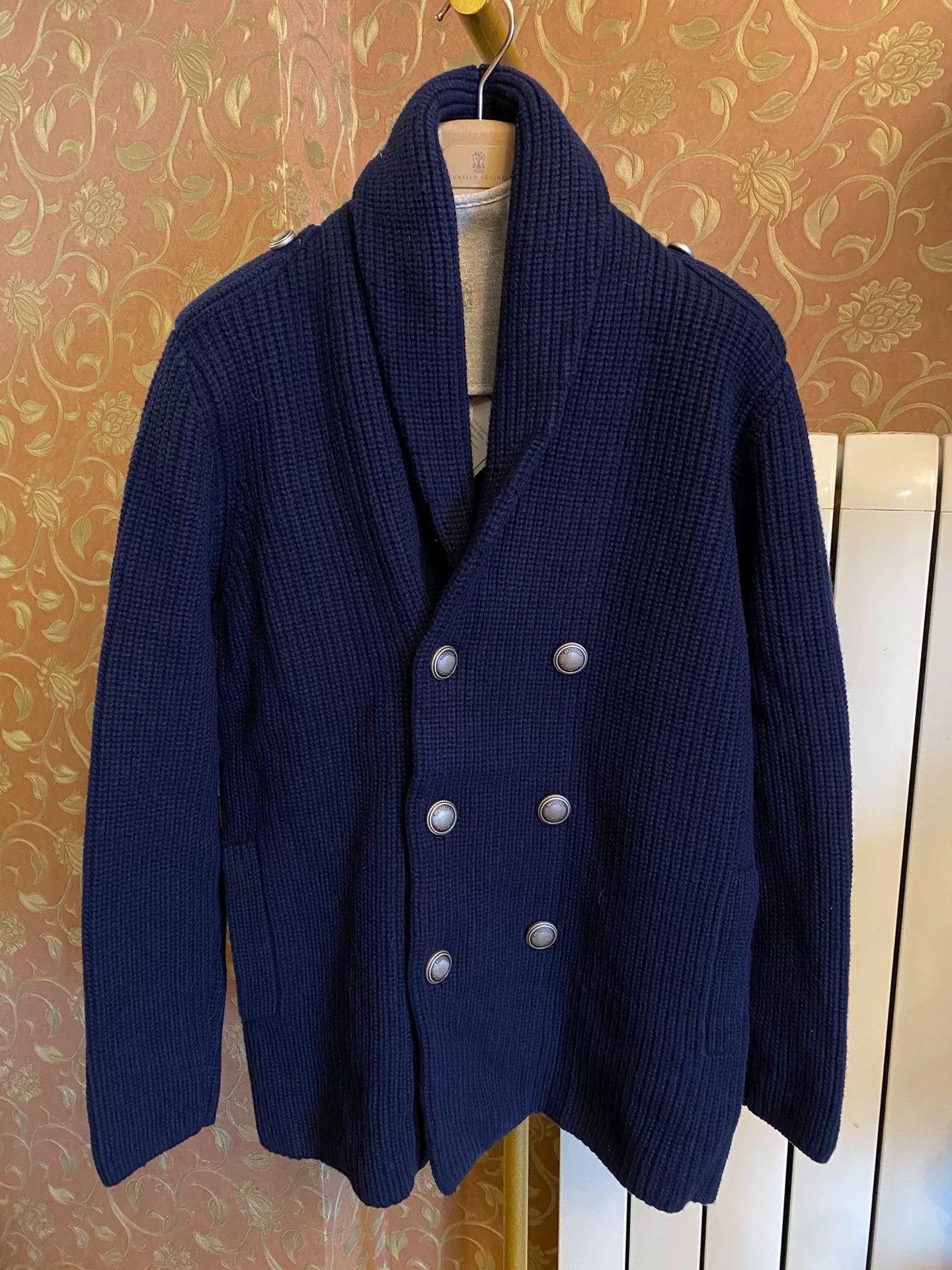 Brunello Cucinelli Brunello Cucinelli Cashmere Knit Coat Size US L / EU 52-54 / 3 - 1 Thumbnail
