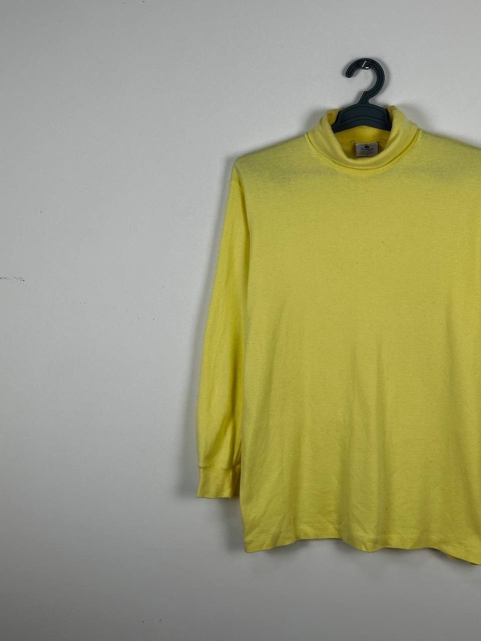 Sunspel × Vintage Vintage Sunspel Yellow Cotton Turtleneck Size L Size US L / EU 52-54 / 3 - 2 Thumbnail