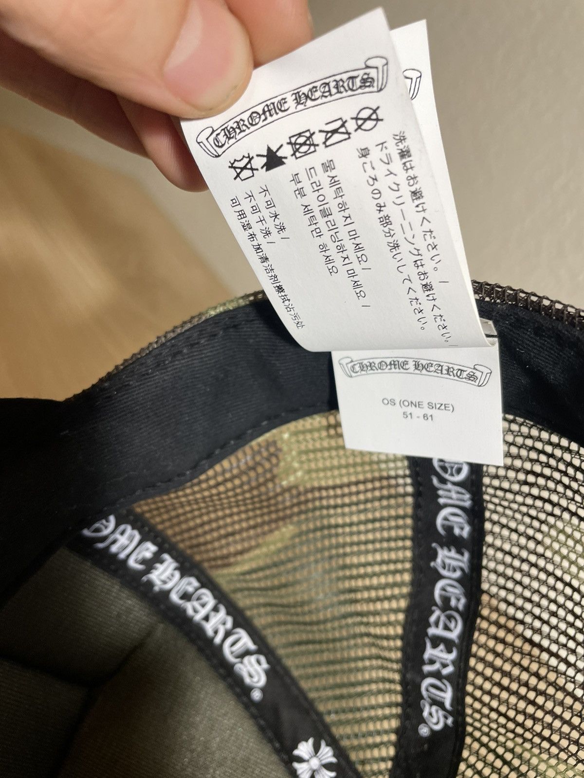 Chrome Hearts Chrome hearts hollywood CH trucker hat black/camo Size ONE SIZE - 11 Thumbnail