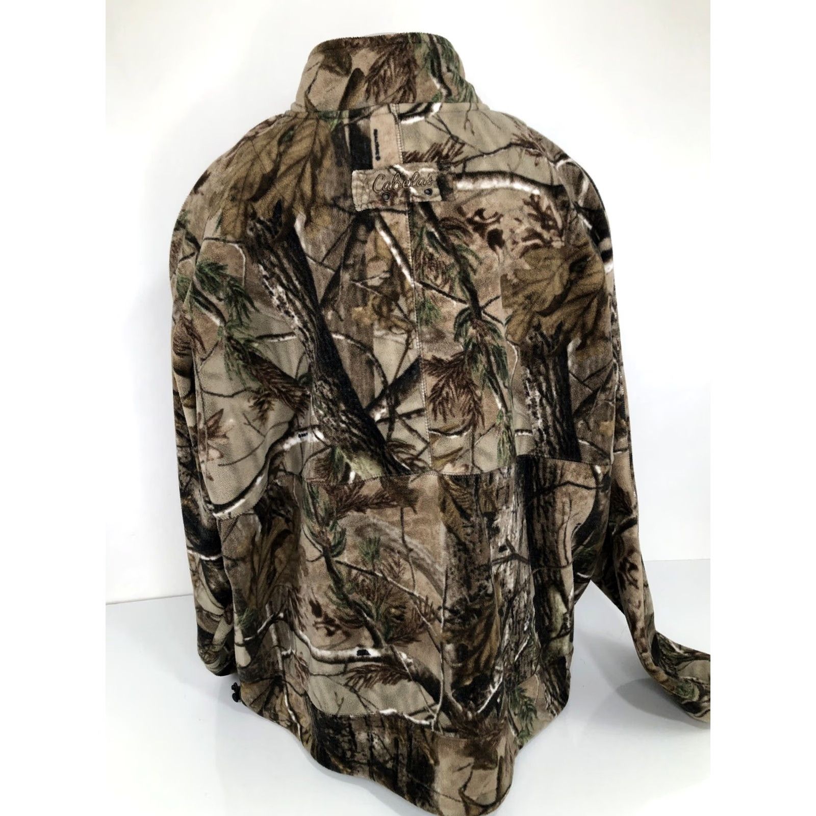 Vintage Cabela's Heavy Duty Pullover Camouflage Hunting 2XL Fleece Jacket Men XL? (Correction: 2XL) Size US XXL / EU 58 / 5 - 5 Thumbnail