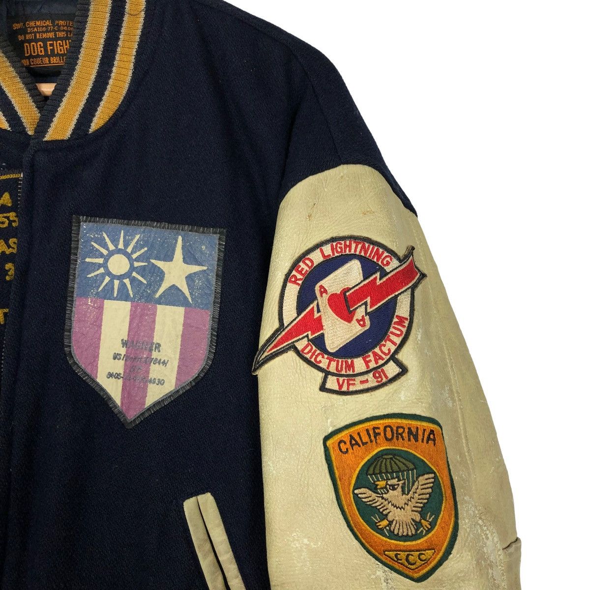 Toyo Enterprises 🔥80s VARSITY JACKET SPECIAL UNIFORM LEATHER TOYO ENTERPRISE Size US M / EU 48-50 / 2 - 11 Thumbnail