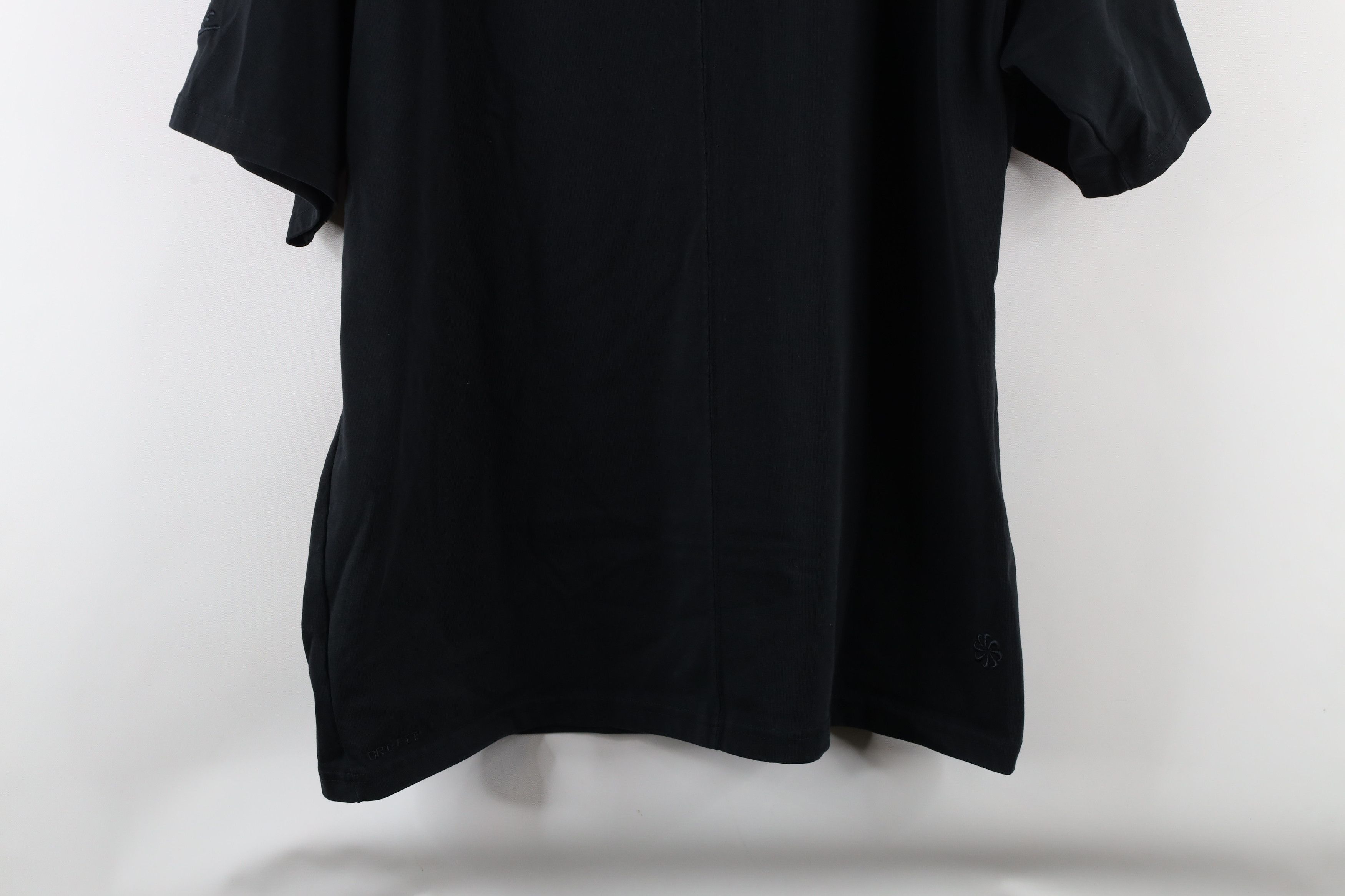 Nike × Vintage Nike Dri-Fit Spell Out Tech Pack Heavyweight T-Shirt Black Size US L / EU 52-54 / 3 - 11 Thumbnail