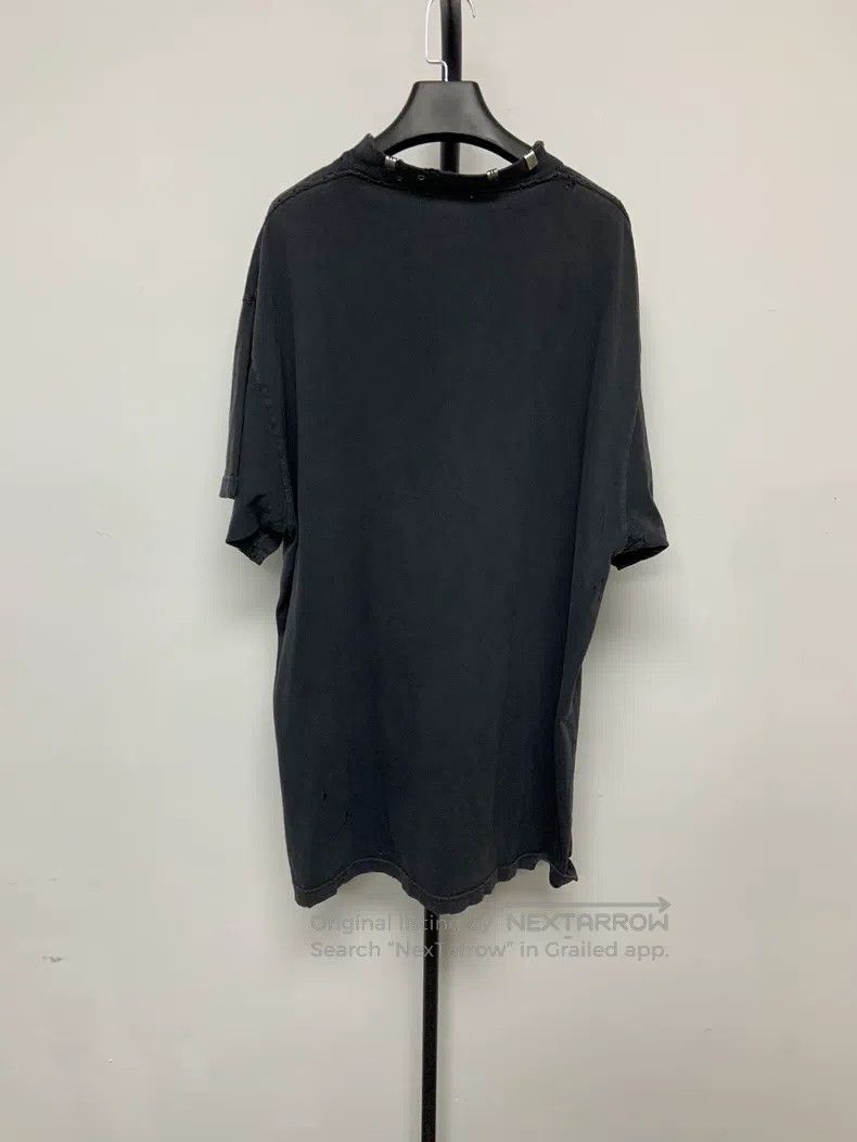 Balenciaga Balenciaga Studded Distressed Short Sleeve Size US M / EU 48-50 / 2 - 2 Thumbnail