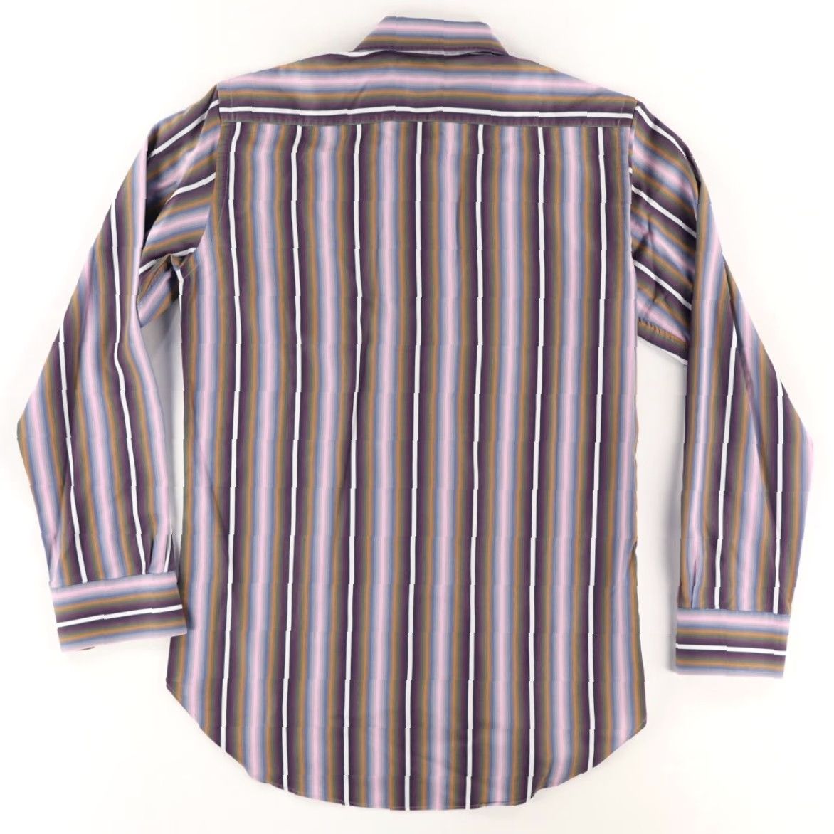 Etro Etro Shirt Dress Cotton Striped Long Sleeve Button Up Mens 38 Multi-Colored 90s Etro Shirt Mens 38 Color: Multi-Colored Size 38R - 4 Thumbnail