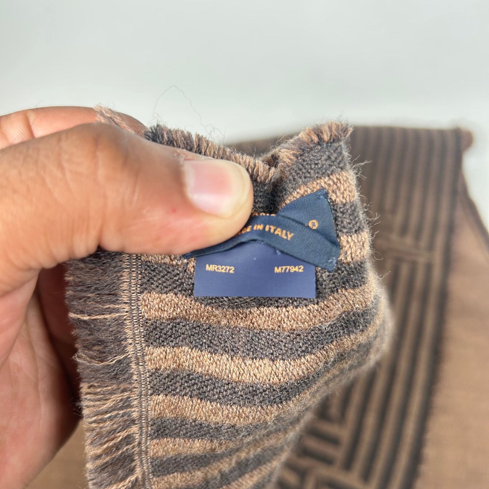 Louis Vuitton Louis Vuitton Brown Monogram Harmony Scarf Size ONE SIZE - 5 Thumbnail