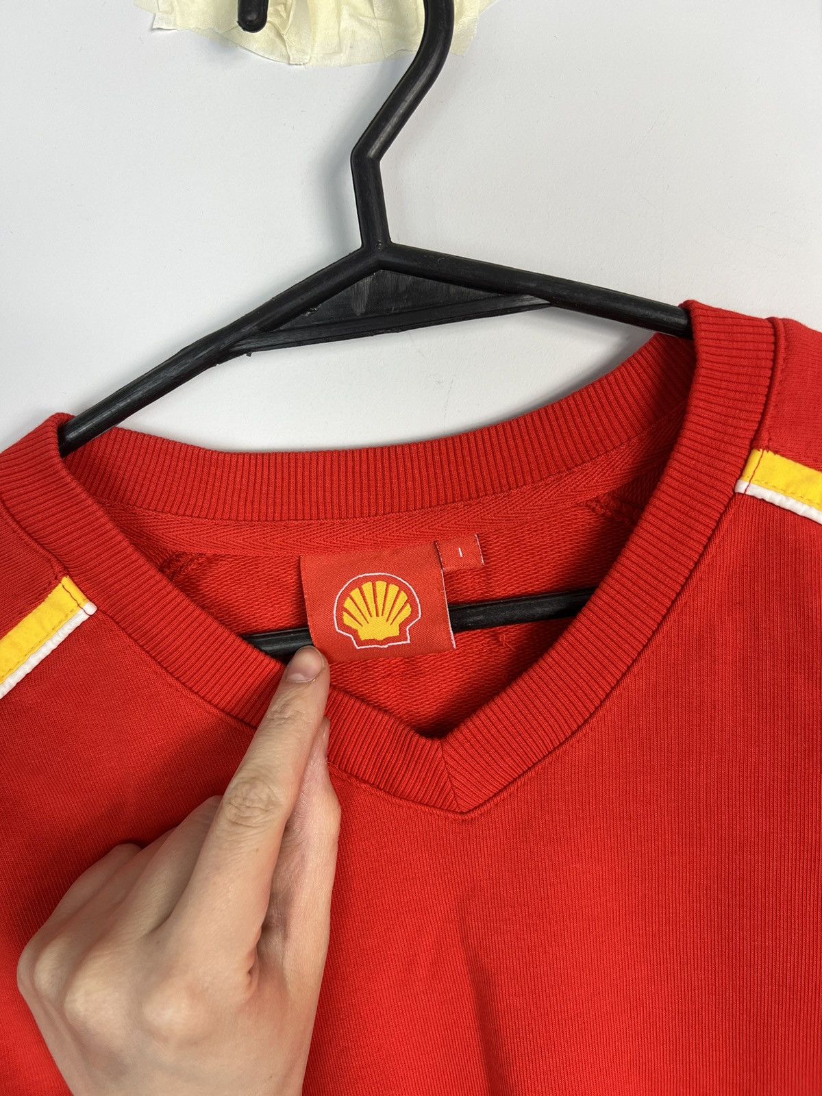 Ferrari × NASCAR Sweatshirt Ferrari Racing Nascar Shell V Power Vintage Size US L / EU 52-54 / 3 - 3 Thumbnail