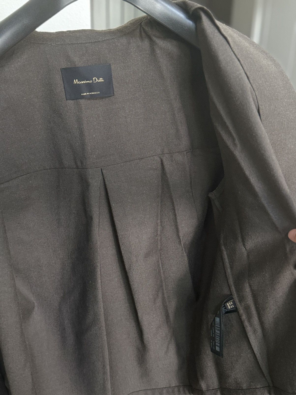 Massimo Dutti Massimo Dutti Brown Double Breasted Blazer Wide Trouser Set Size XS / US 0-2 / IT 36-38 - 9 Thumbnail