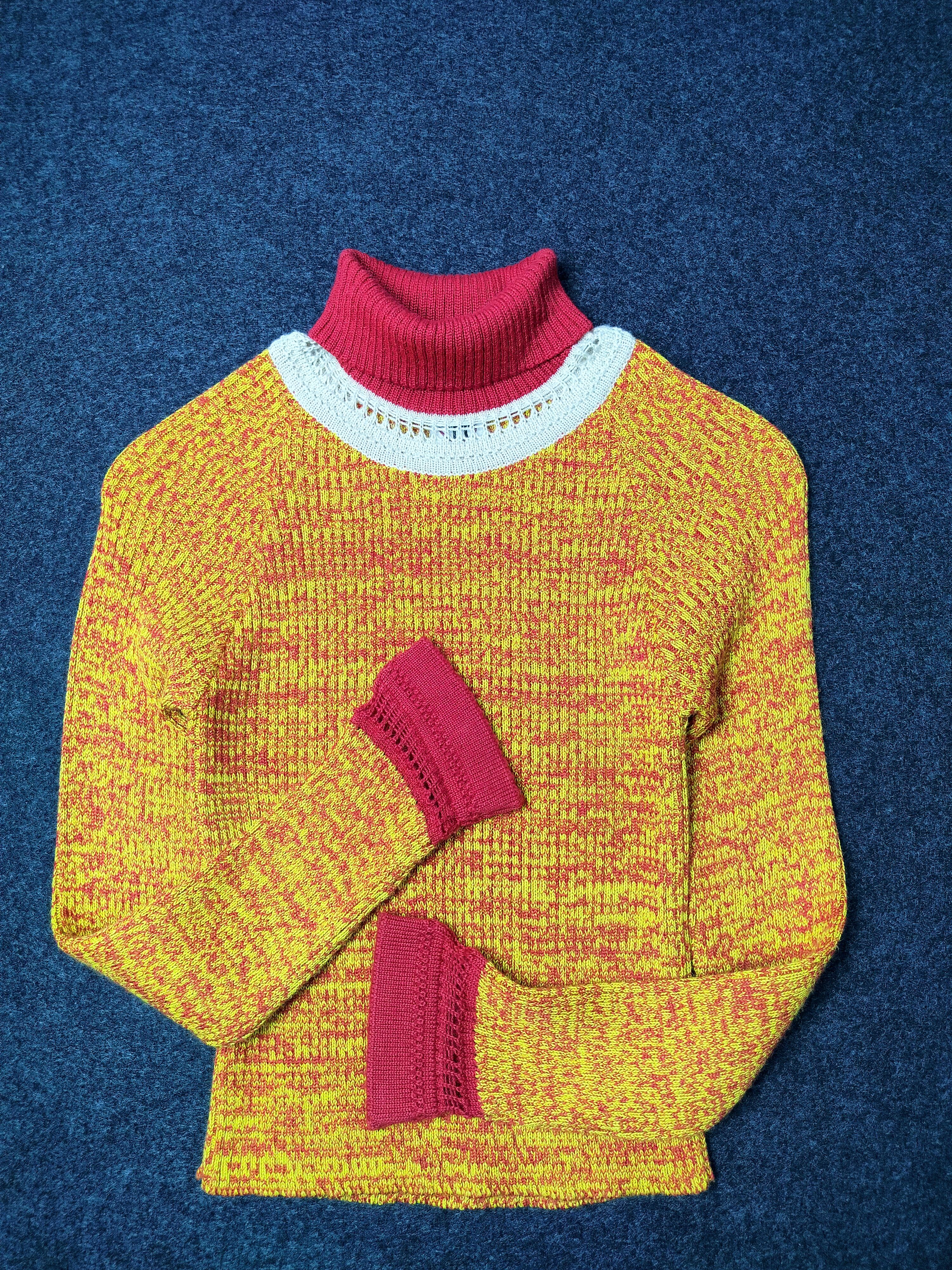Jean Paul Gaultier Jean Paul Gaultier JPG Roll Neck knitted Sweater Size XS / US 0-2 / IT 36-38 - 2 Thumbnail