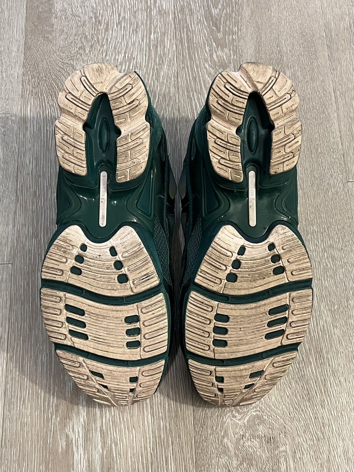 Adidas × Raf Simons Ozweego 2 Dark Green Clear Pink 2016 Size US 10.5 / EU 43-44 - 8 Thumbnail