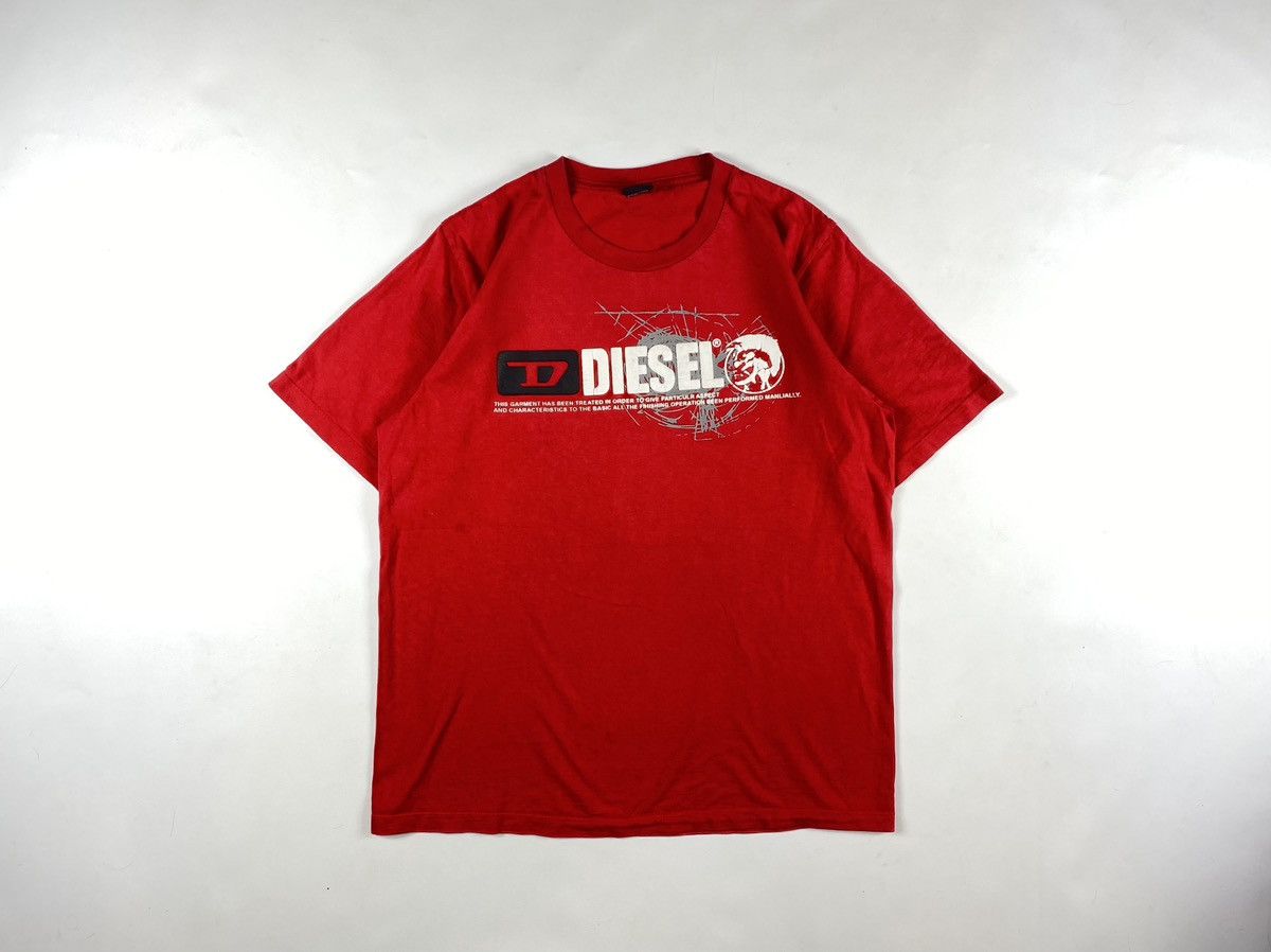 Diesel Diesel T-Shirt Big Print Logo Vintage Archive Double Sided Size US L / EU 52-54 / 3 - 1 Thumbnail