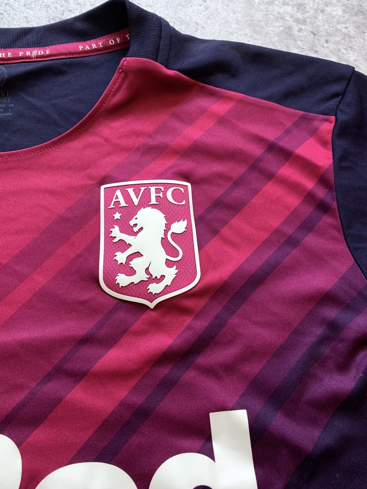 Other 🔥LUKE SPORT ASTON VILLA 2018/2019 THIRD SOCCER JERSEY Size US XL / EU 56 / 4 - 5 Thumbnail