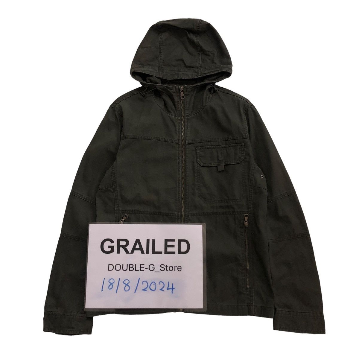 Japanese Brand 📌VINTAGE BIKER JACKET CHORE MILITARY UNIQLO ISSEY MIYAKE Size US M / EU 48-50 / 2 - 1 Thumbnail