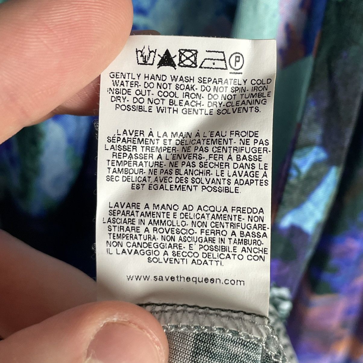 Other Save The Queen Multicolour Viscose Blouse Top Gaultier Style Size S / US 4 / IT 40 - 15 Thumbnail