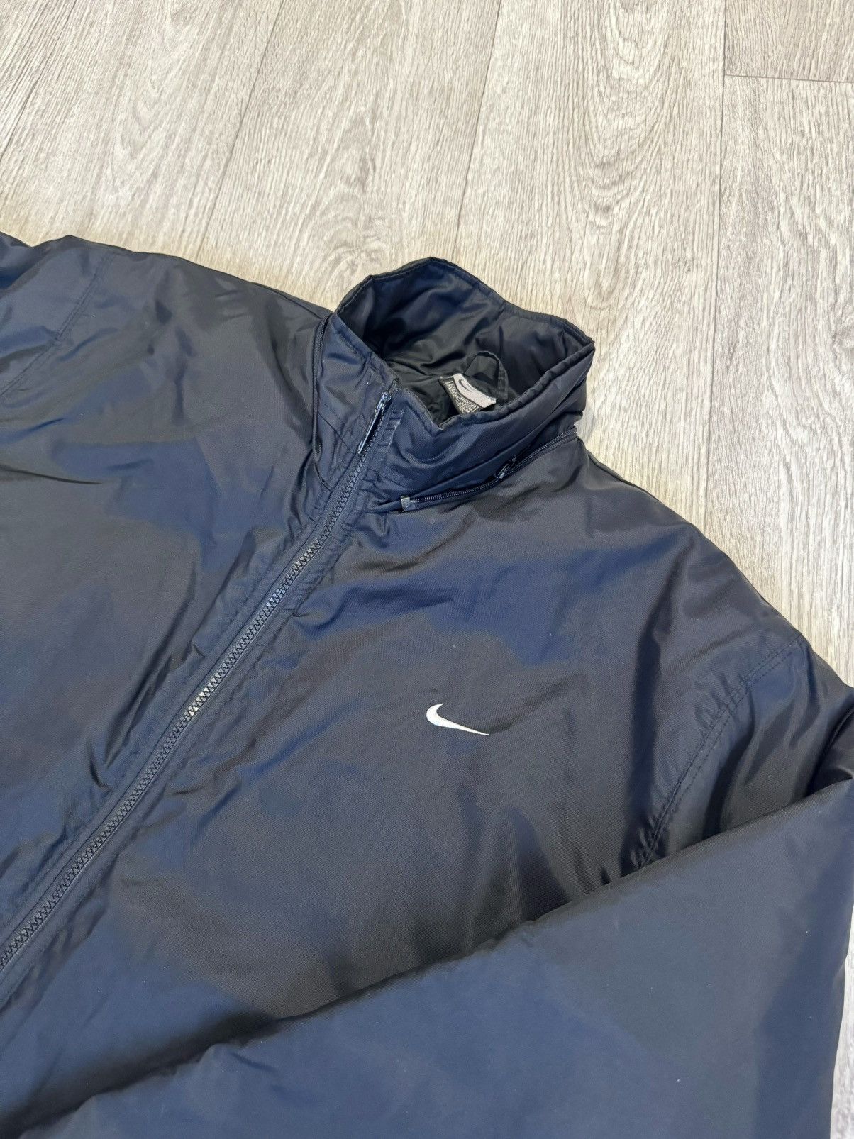 Nike × Vintage 🔷Vintage Nike Big Swoosh Jacket🔷 Size US L / EU 52-54 / 3 - 3 Thumbnail