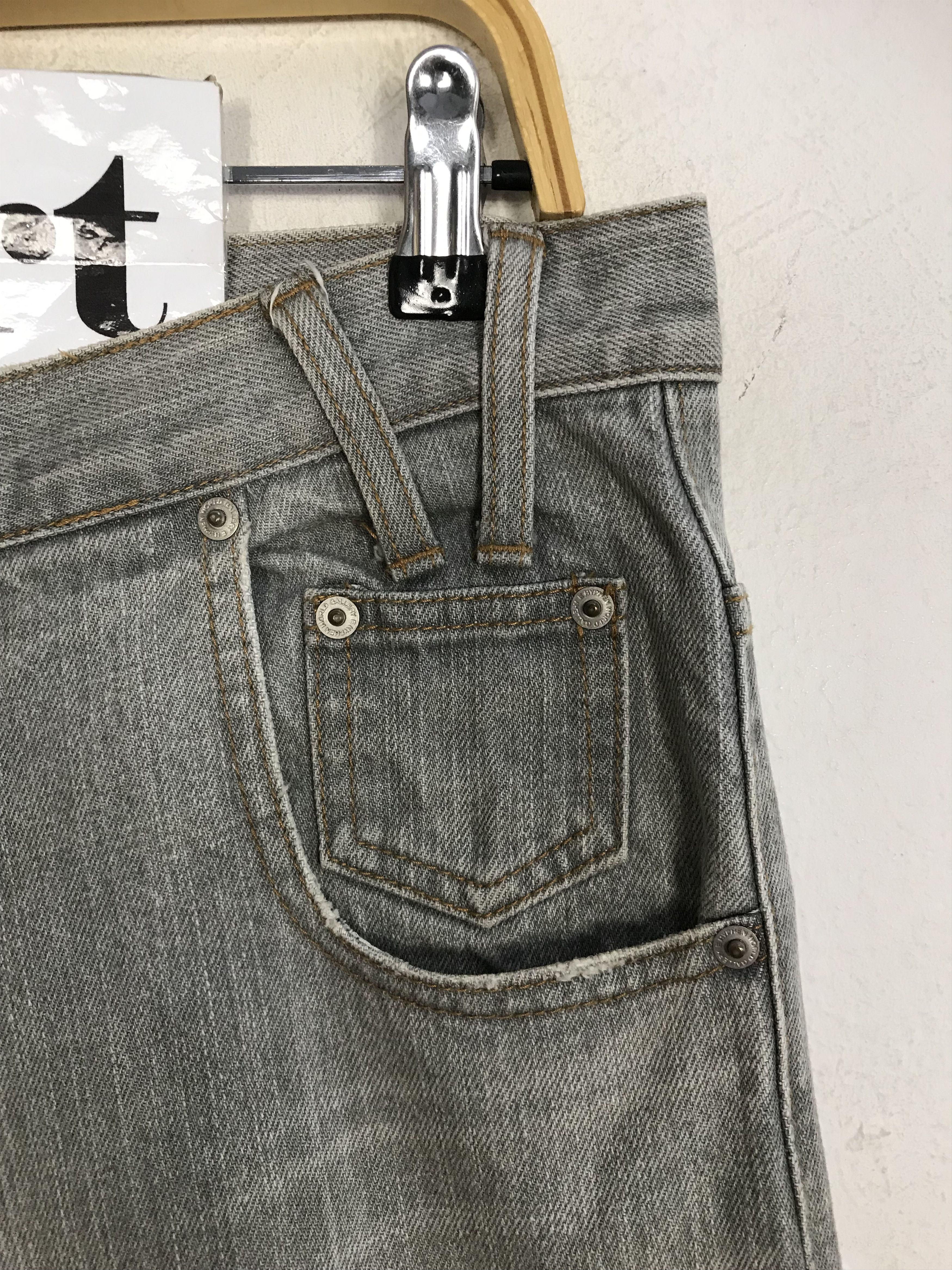 Japanese Brand EhyphenWorldGallery Back Side Pocket Design Lightning Jean Size US 32 / EU 48 - 5 Thumbnail