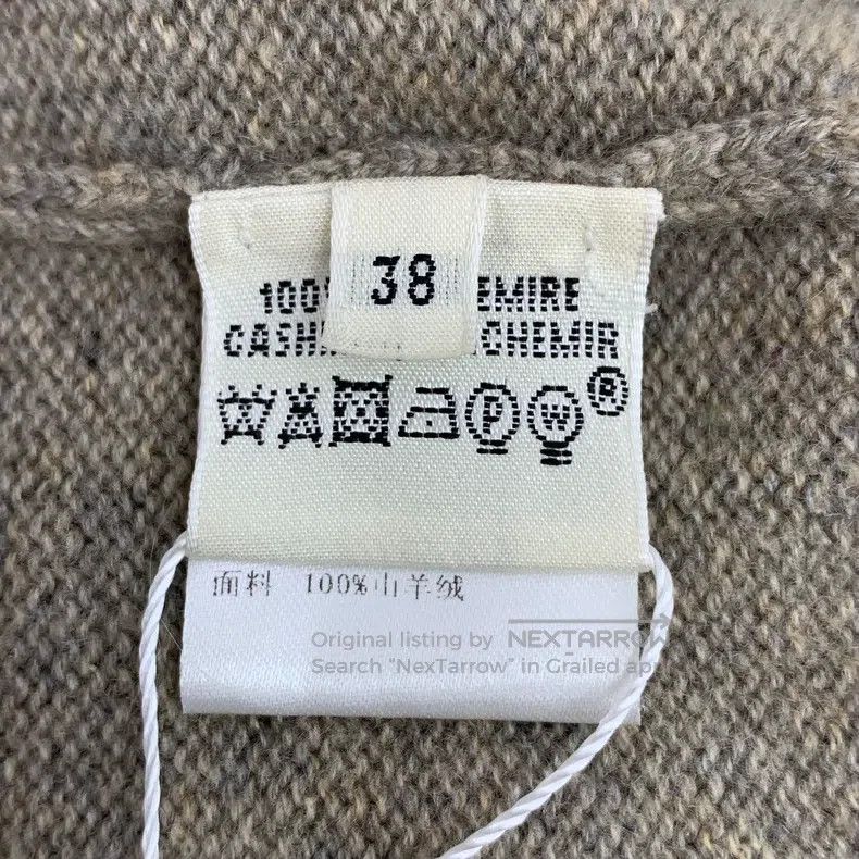 Hermes Hermes Brown cashmere V-neck single-breasted long-sleeve k Size XS / US 0-2 / IT 36-38 - 6 Thumbnail