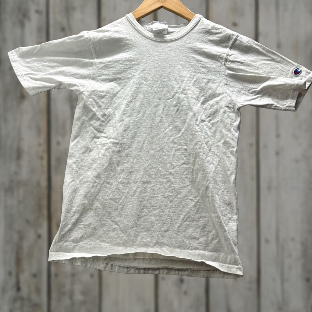 Champion Champion Shirt Mens S White Embroidered C Logo Tee Crewneck Cotton Jersey Size US S / EU 44-46 / 1 - 1 Thumbnail