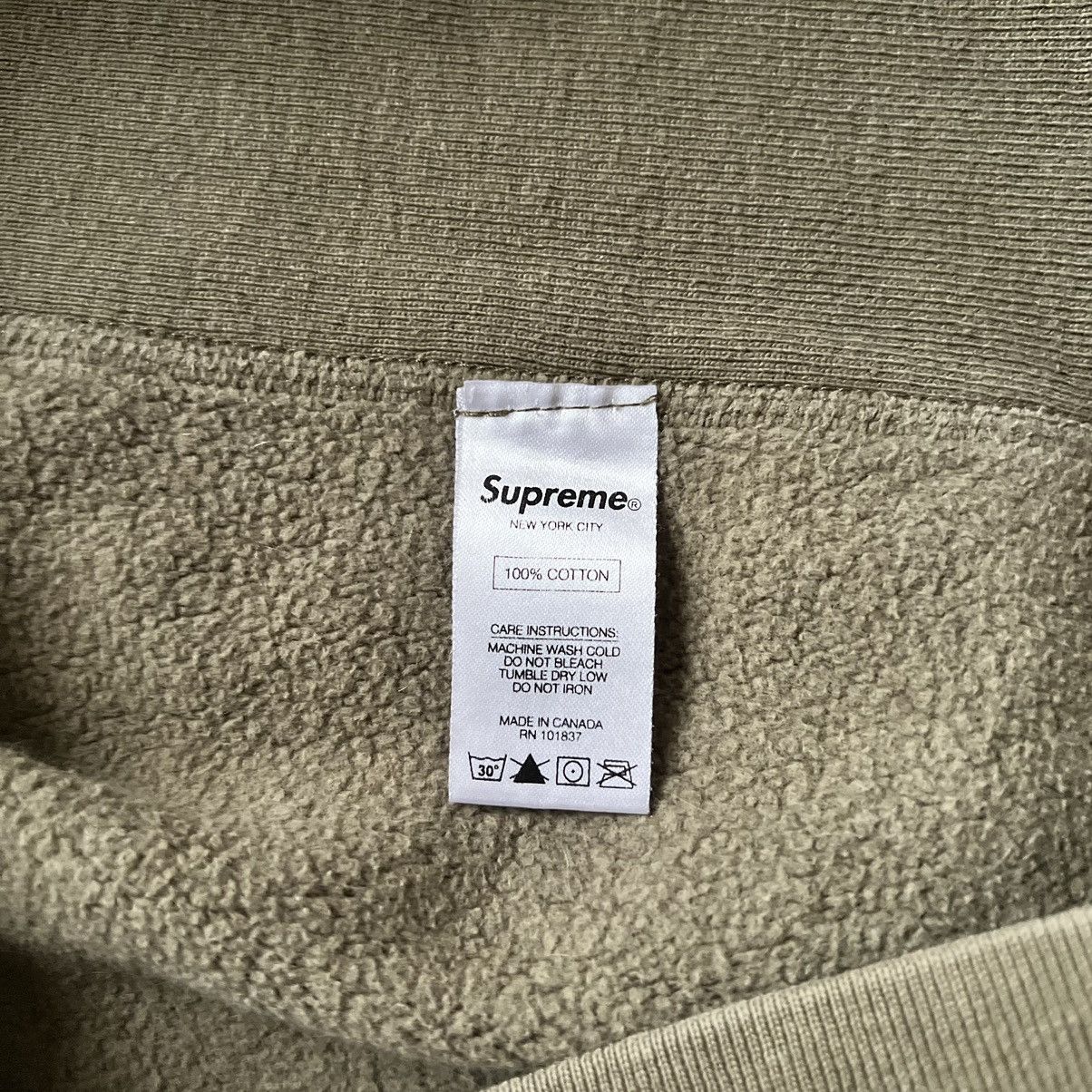 Supreme Supreme Reflective Small Box Logo Hooded Sweatshirt olive L Size US L / EU 52-54 / 3 - 7 Thumbnail