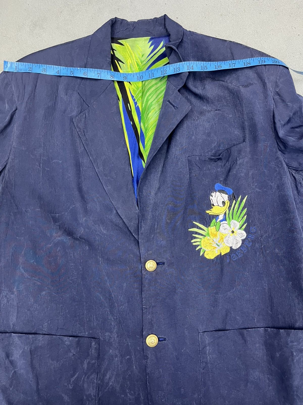 Iceberg × Vintage VTG ICEBERG 90s BLAZER JACKET DONALD DUCK Size US M / EU 48-50 / 2 - 14 Thumbnail