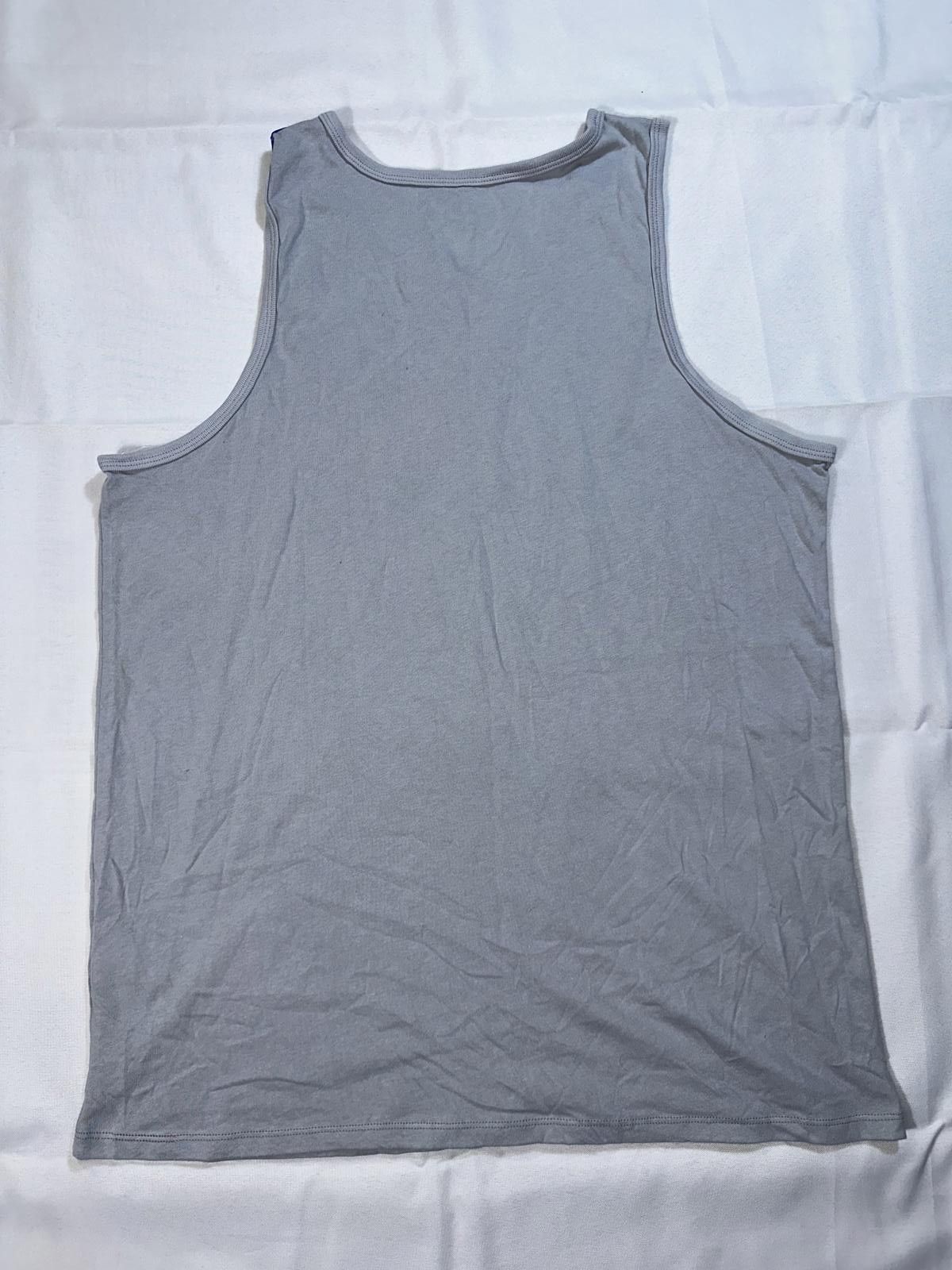 Nike Nike Men’s Dri-Fit Grey/Blue Striped Athletic Cut Crew Tank Top Size US L / EU 52-54 / 3 - 8 Thumbnail