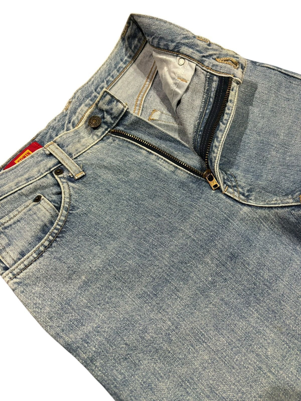 Edwin × Japanese Brand × Vintage 90s Vtg Edwin US Classic Lot 602 Light Washed Jeans Size US 29 - 4 Thumbnail
