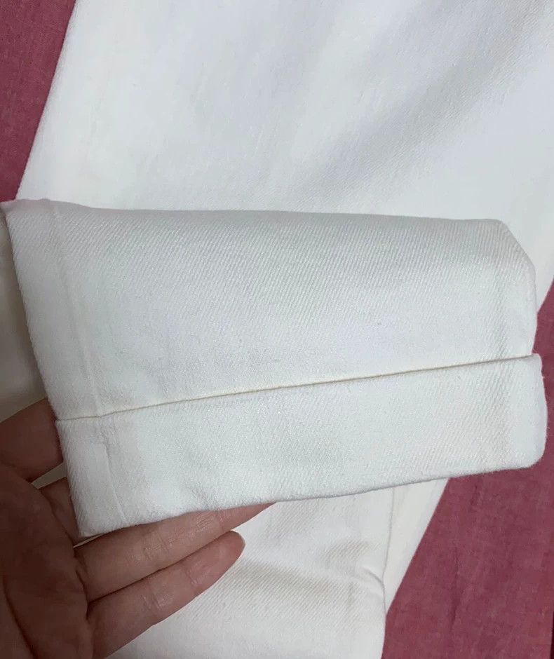 Loro Piana LORO PIANA White cotton jeans Size 25" / US 0 / IT 36 - 5 Thumbnail