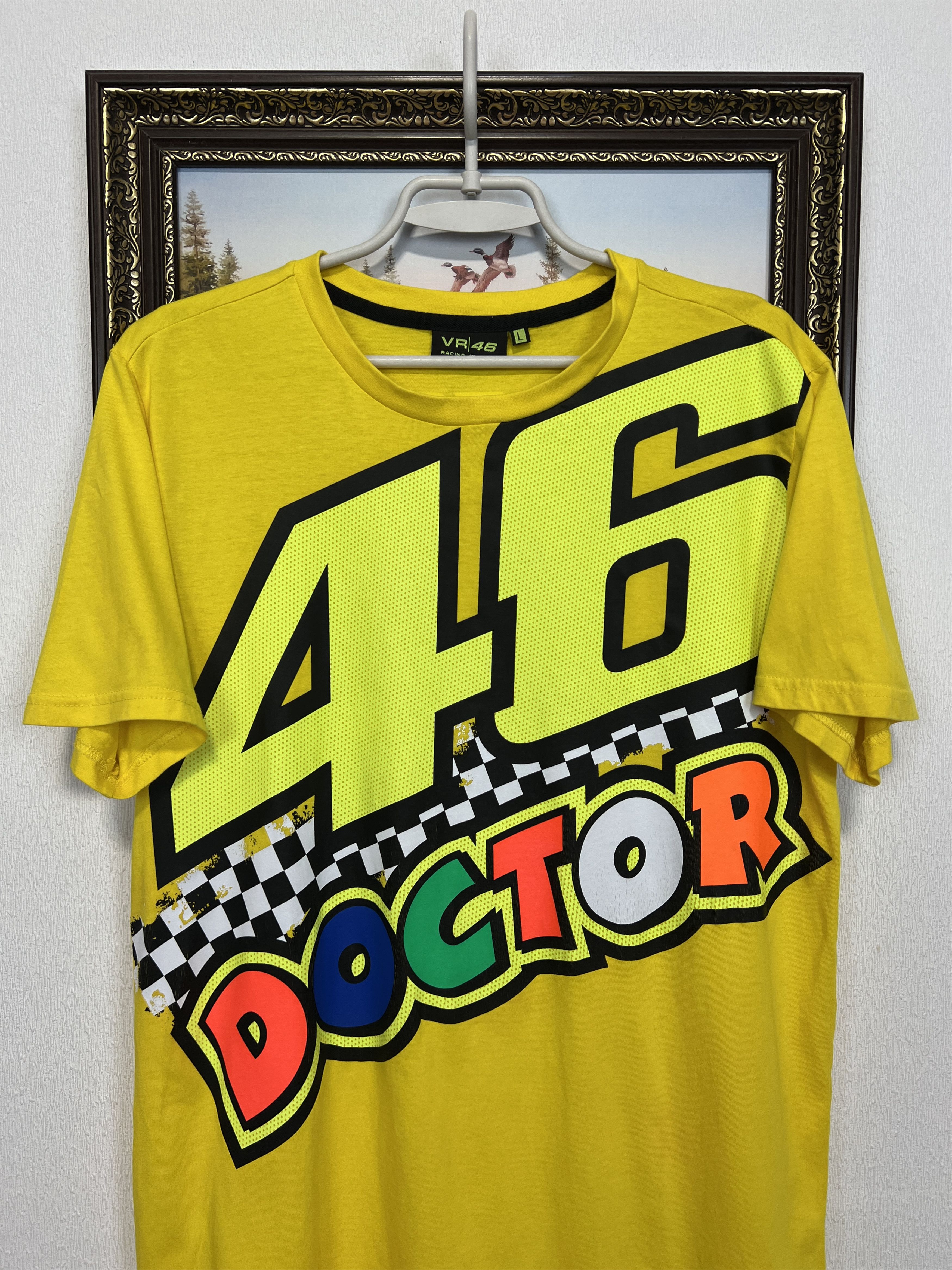 Vintage Valentino 46 The Doctor Sun Racing Yamaha Jersey Shirt Size US L / EU 52-54 / 3 - 2 Thumbnail