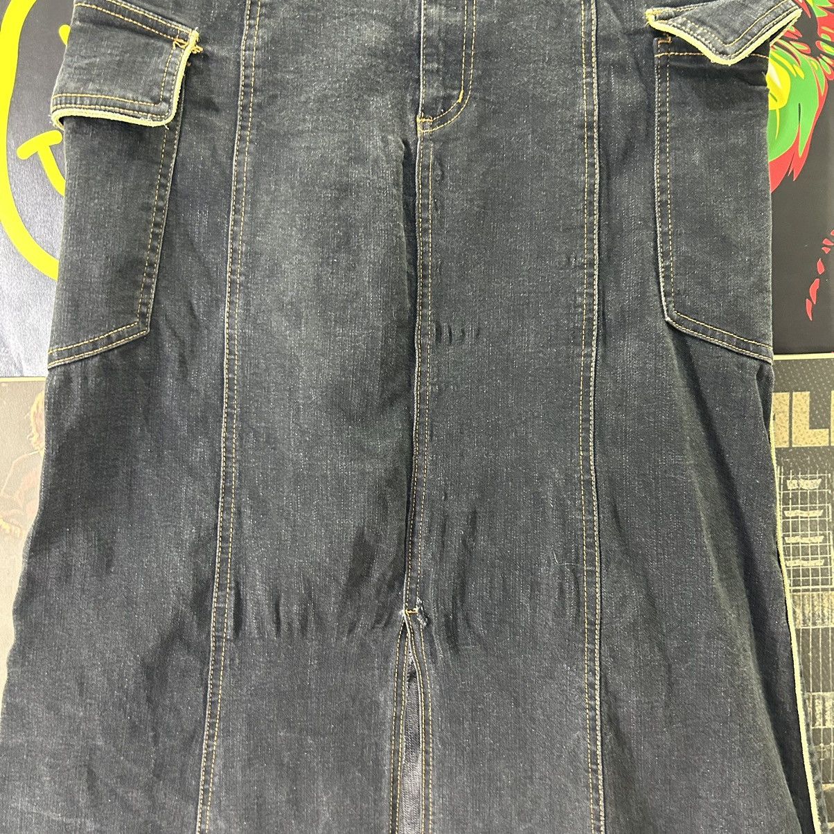 Vintage Vintage Sugarless Gal Maxi Denim Skirt Size 29" - 3 Thumbnail