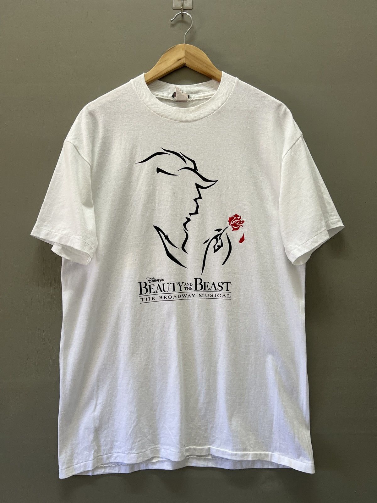 Disney Vintage 90s Disney Beauty and the Beast Tees Size US L / EU 52-54 / 3 - 1 Thumbnail