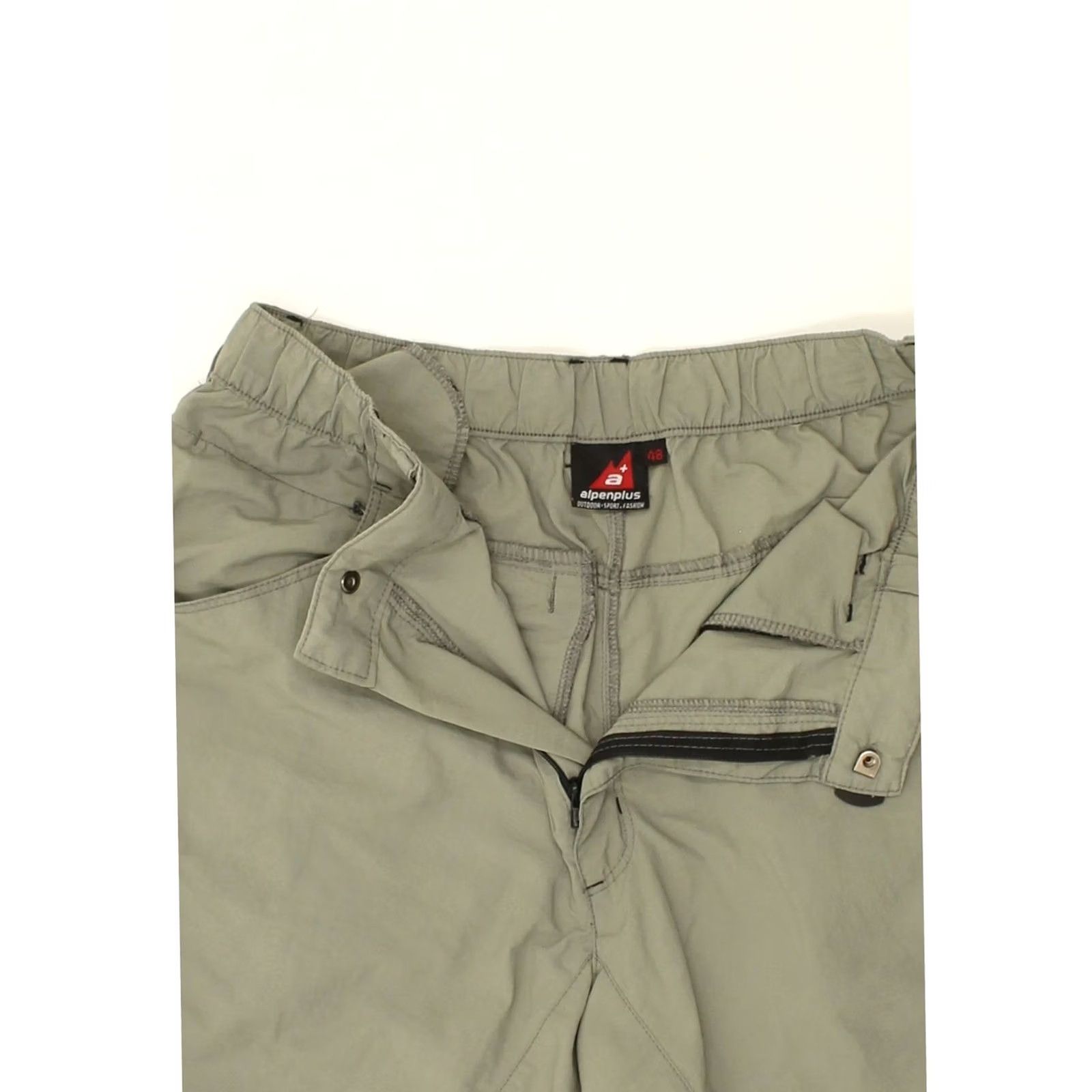 Vintage VINTAGE Mens Cargo Shorts IT 48 Medium W28 Grey Nylon AW25 Size US 31 - 3 Thumbnail