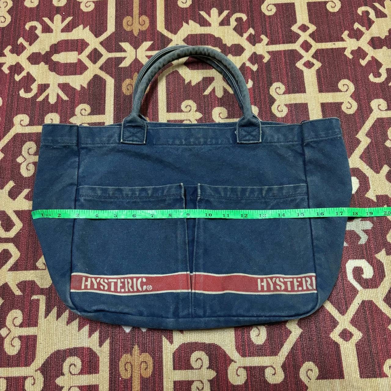 Hysteric Glamour VTG Hysteric Glamour Archive Denim Tote Bag 90s Japan Y2K Size ONE SIZE - 11 Thumbnail