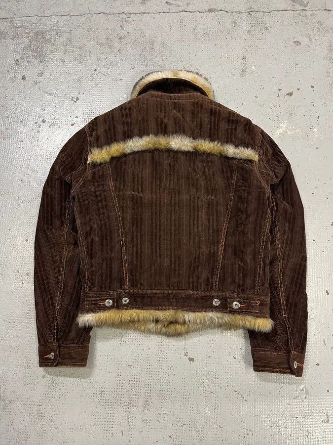 Dolce & Gabbana AW2001 Dolce & Gabbana Brown Corduroy Fur Jacket Size US M / EU 48-50 / 2 - 7 Thumbnail