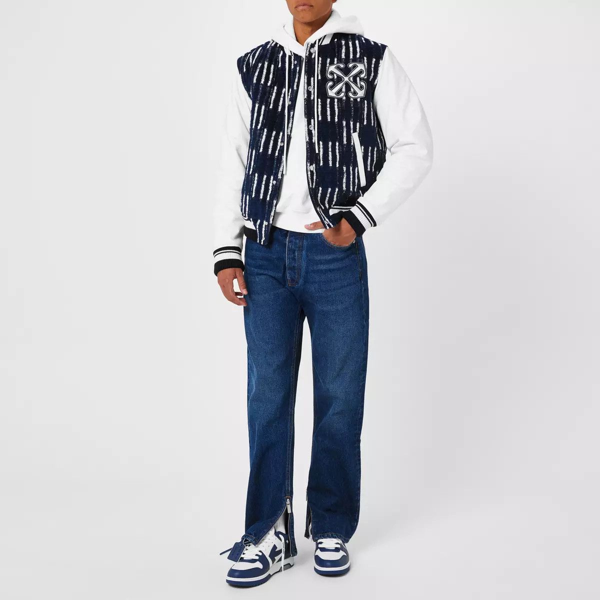 Off-White o1y0225 Denim Pant in Blue Size US 30 / EU 46 - 6 Thumbnail