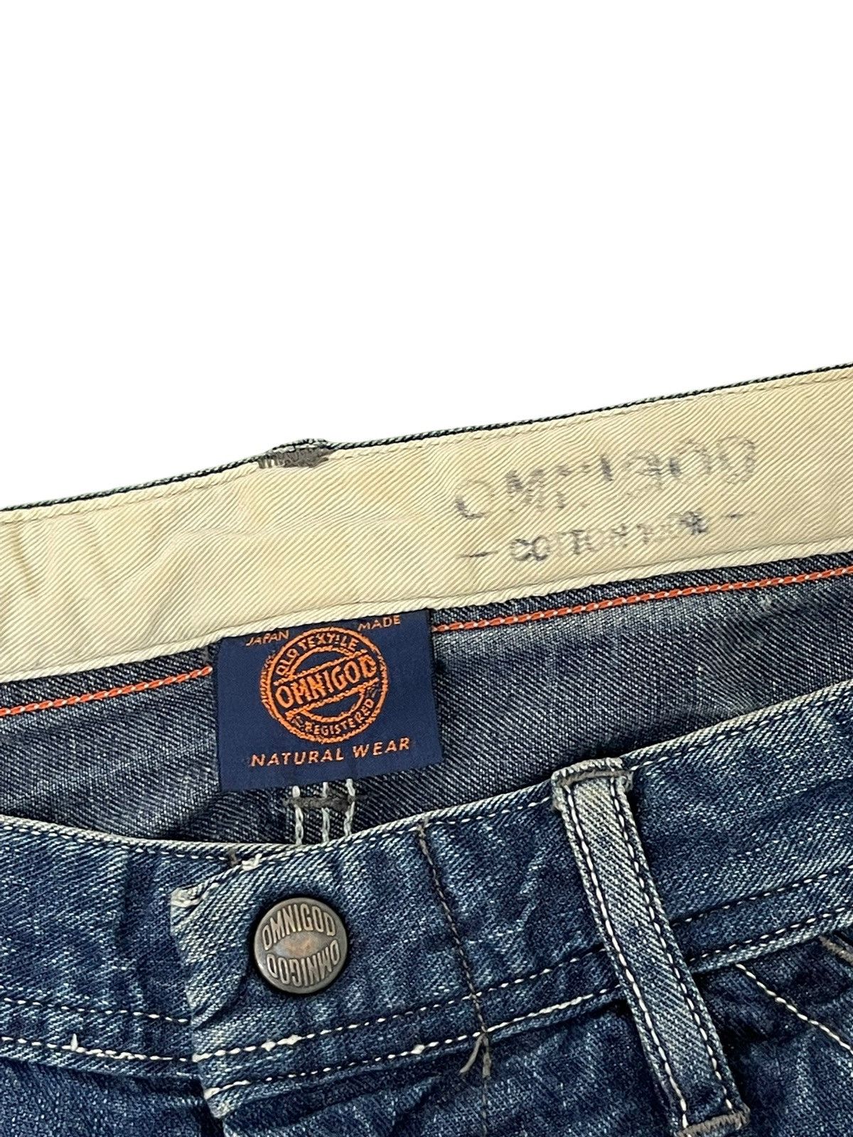 OMNIGOD Carpenter Jeans Omnigod Japan Distress Faded Regular 7🟦3 Size US 34 / EU 50 - 9 Thumbnail