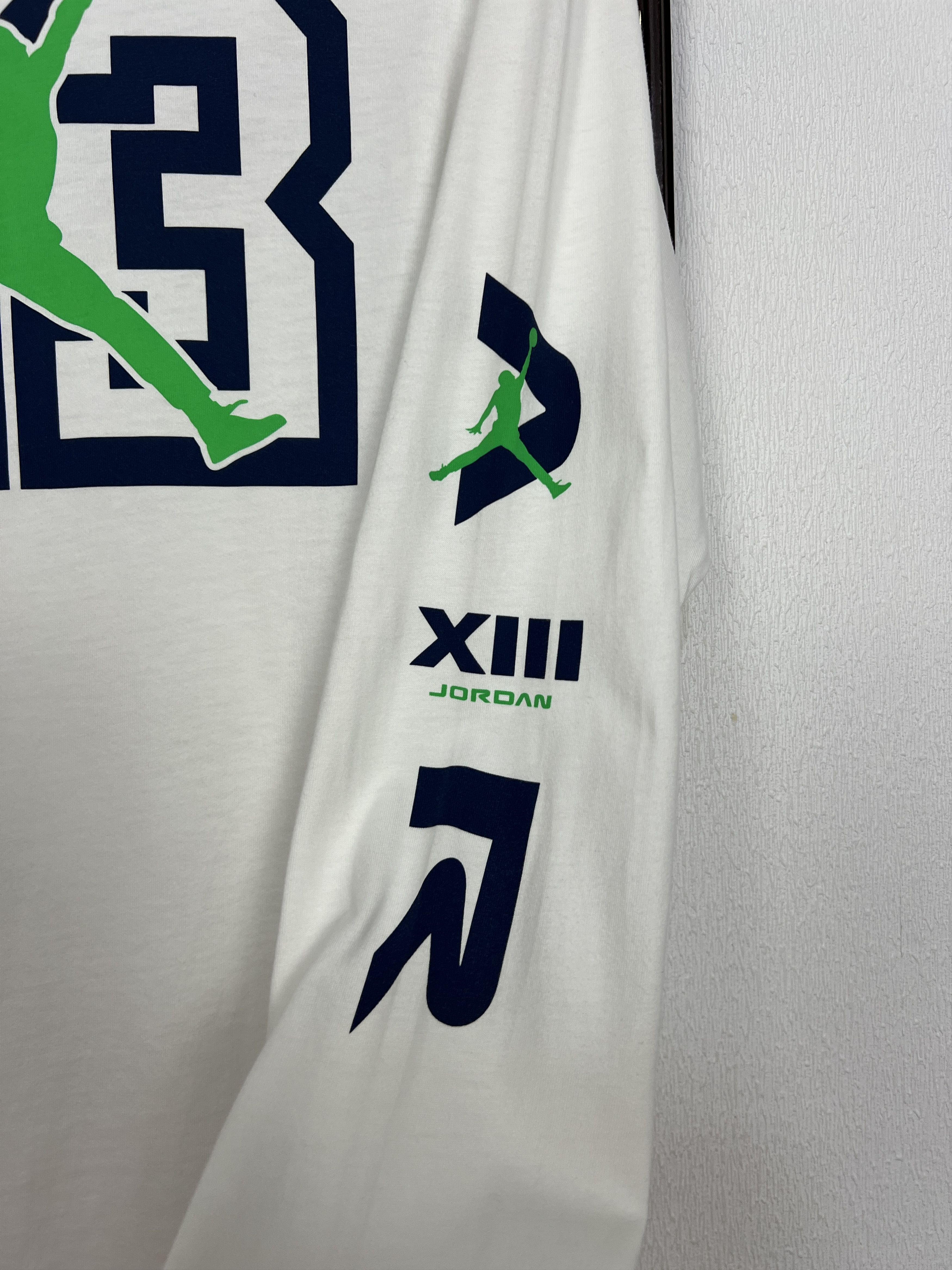 Jordan Brand Jumpman Logo Long Sleeve Shirt Size Tee Big Logo #23 Rare Size US M / EU 48-50 / 2 - 4 Thumbnail