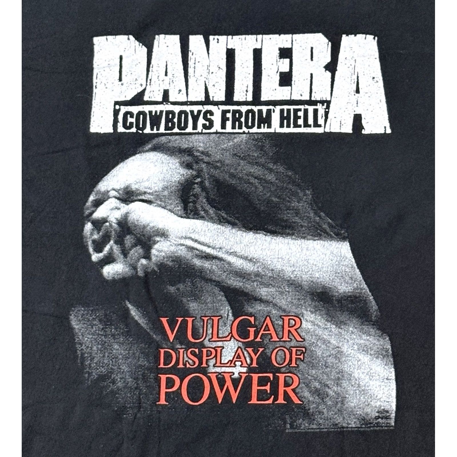 Vintage VINTAGE Pantera T-Shirt Large Black Alstyle Apparel & Activewear Graphic Print Metal Music 90s Cowboy Mens Size US L / EU 52-54 / 3 - 3 Thumbnail